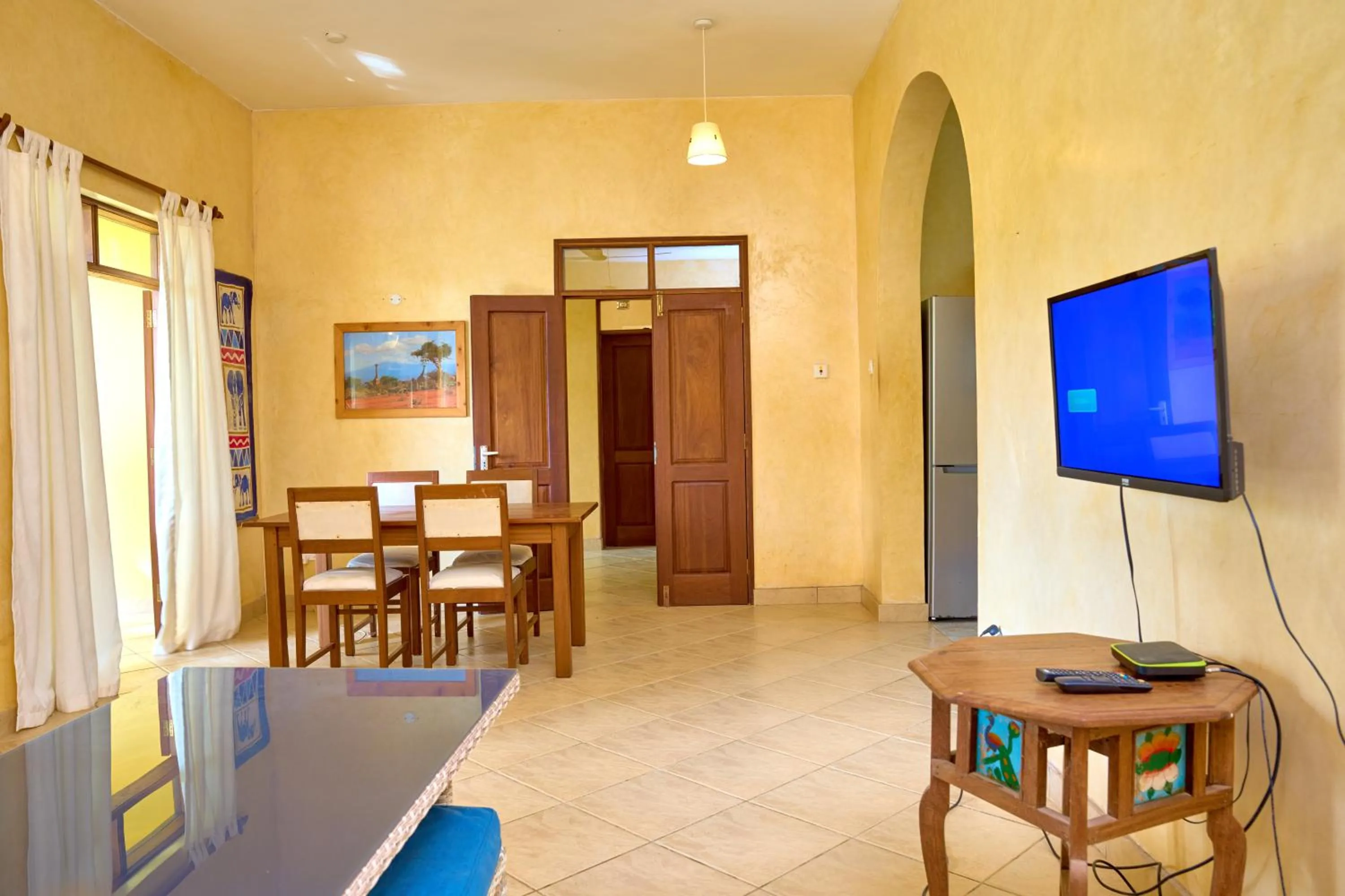 Dining area in Flametree Beach Homes