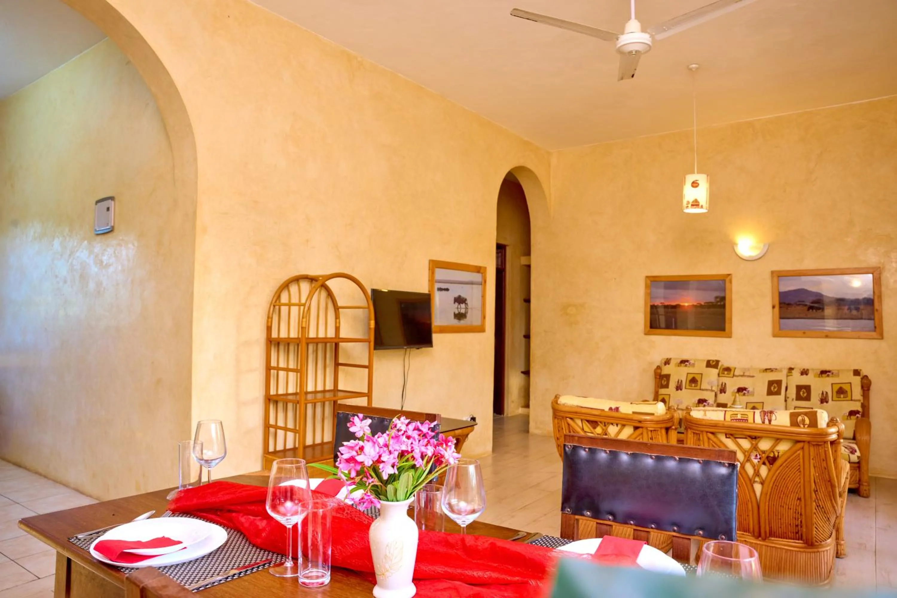 Living room in Flametree Beach Homes