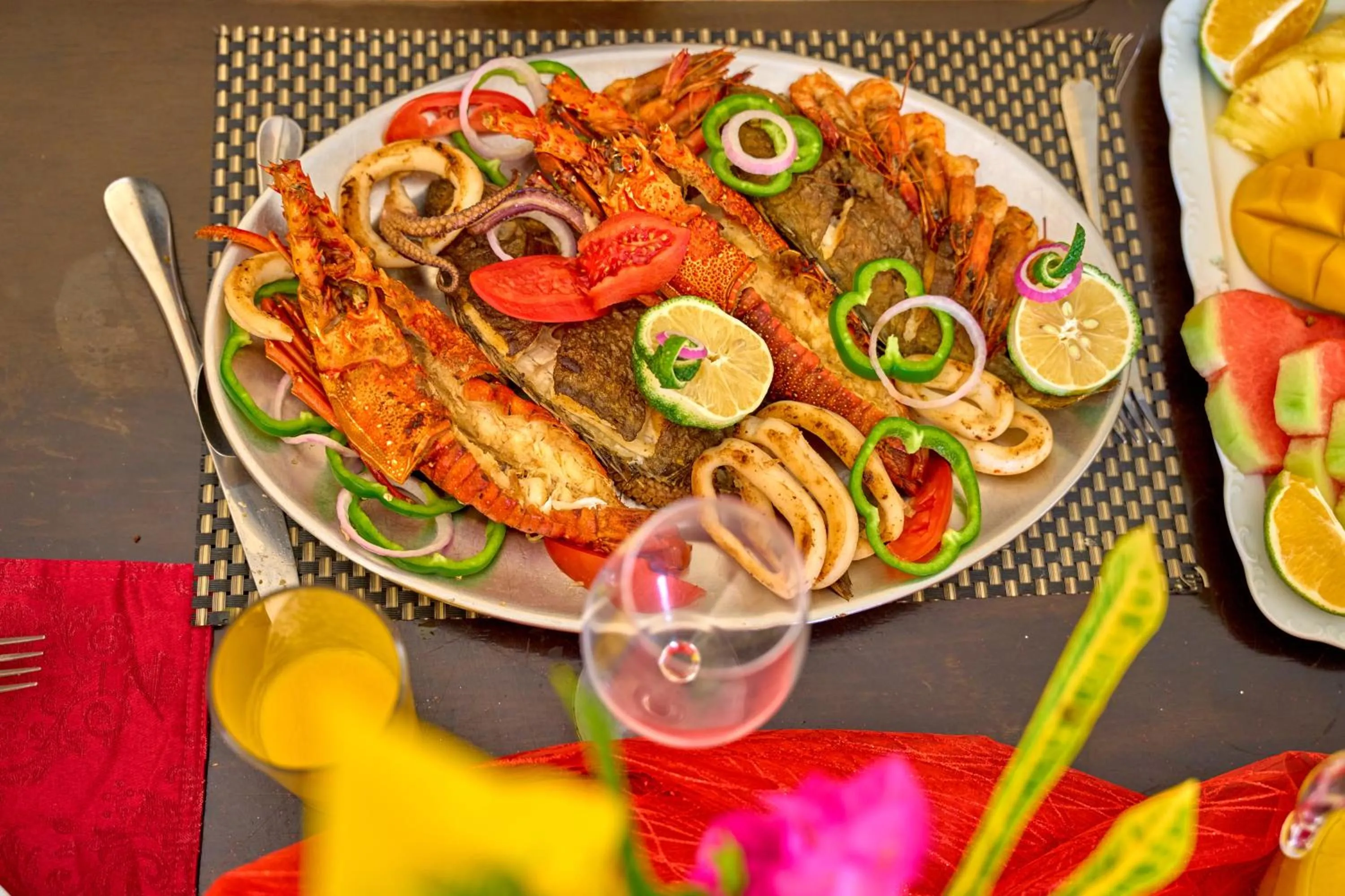Dinner in Flametree Beach Homes