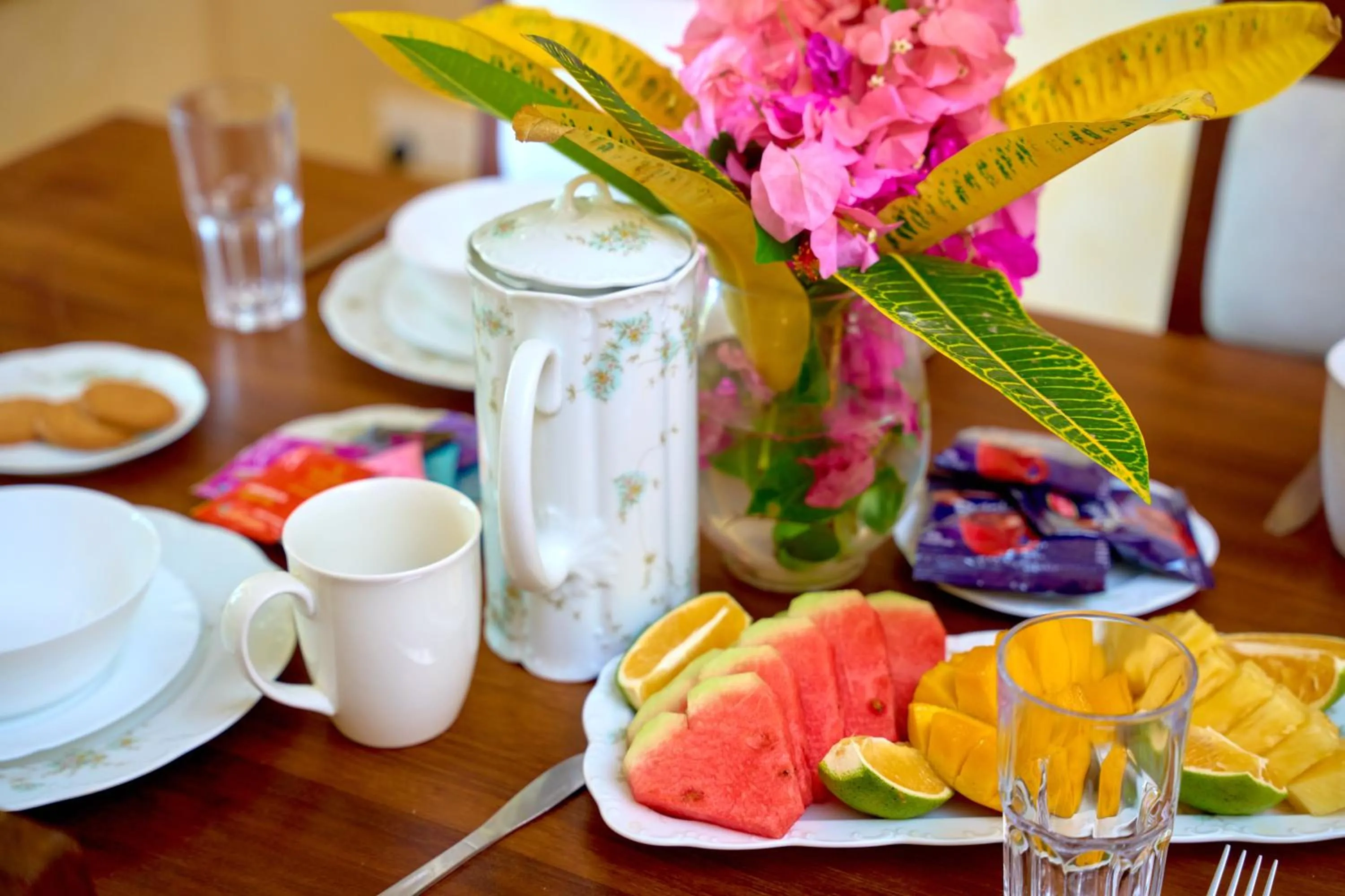 Breakfast in Flametree Beach Homes