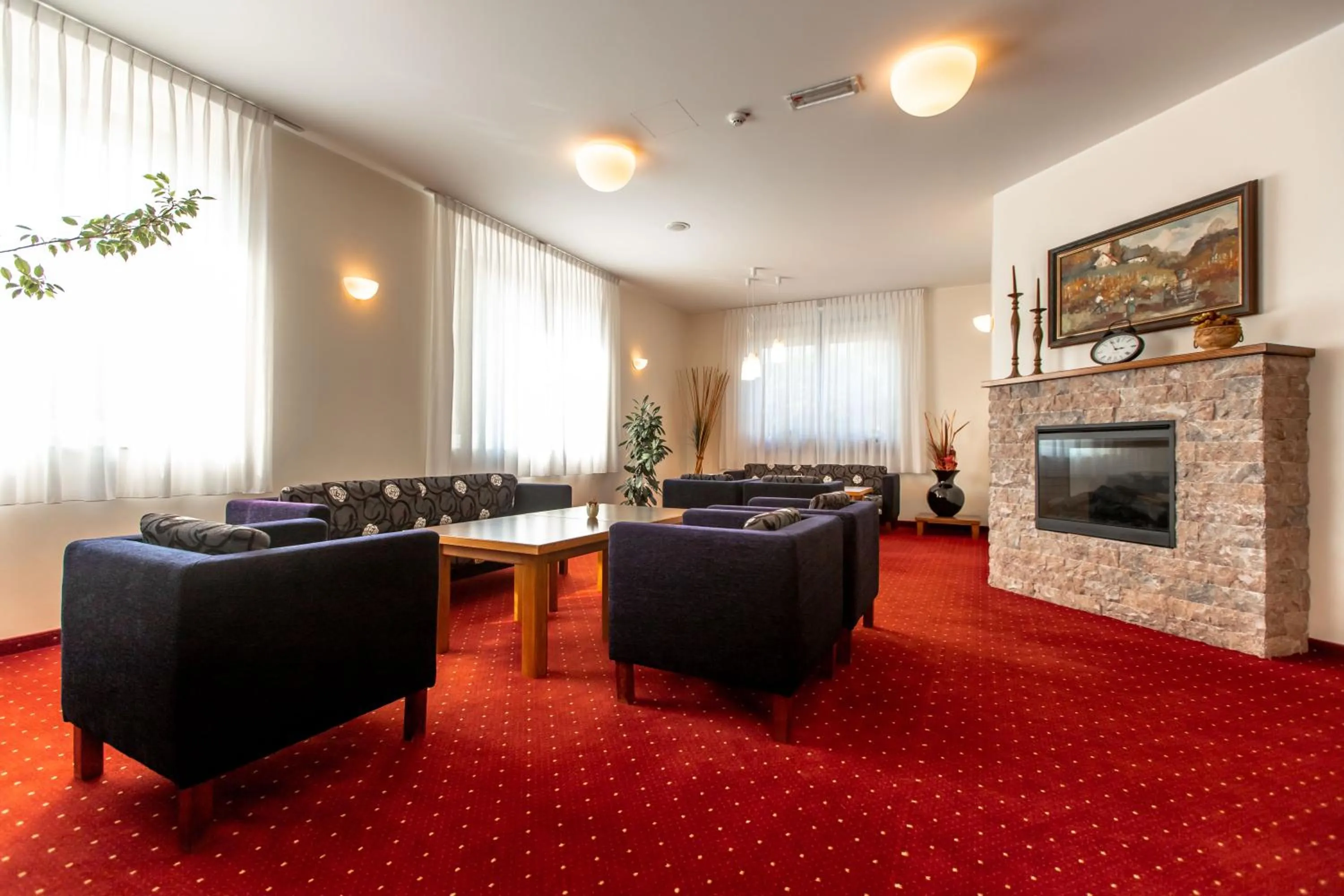 Lobby or reception in Hotel Bau Maribor