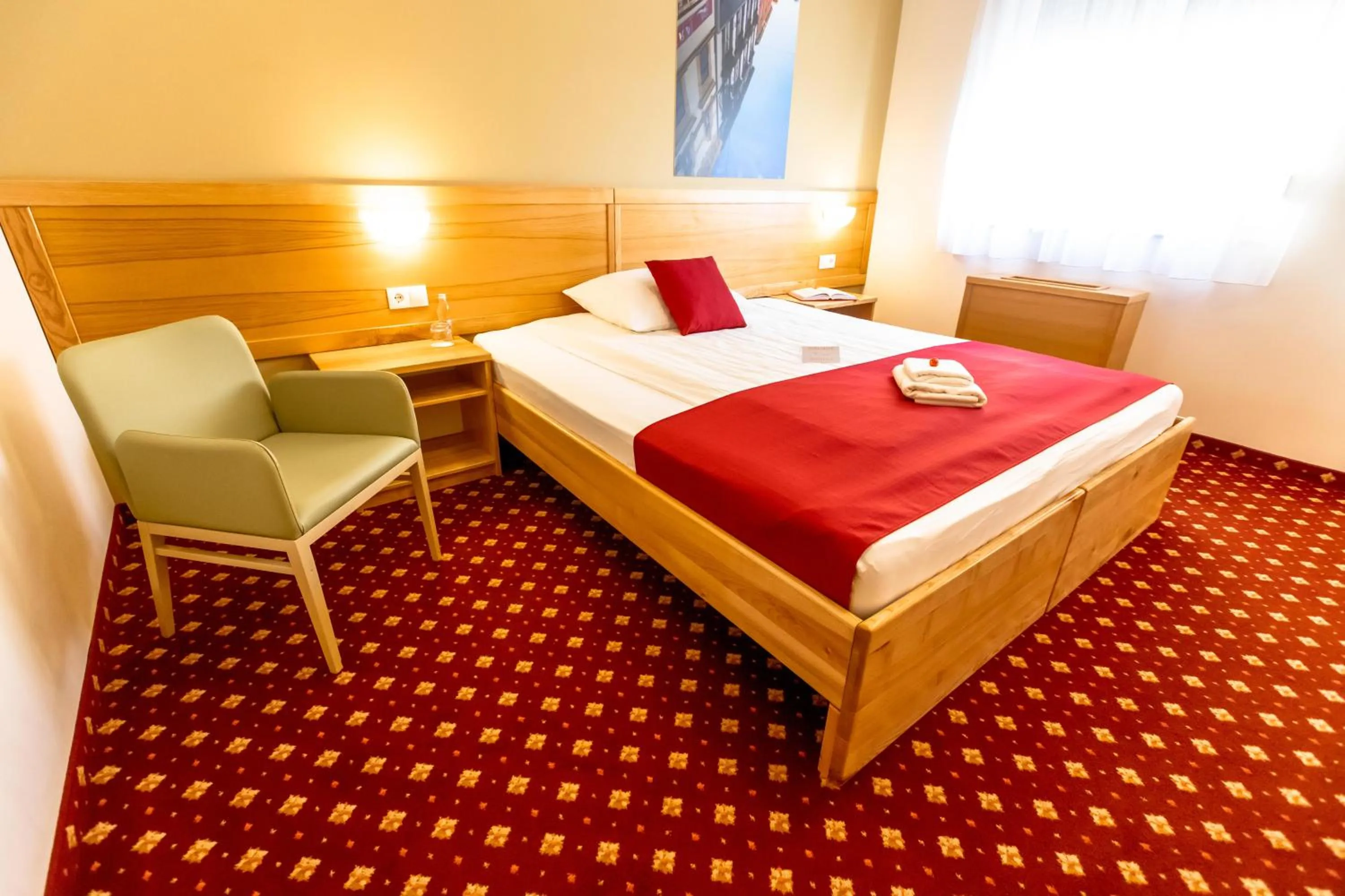Bed in Hotel Bau Maribor