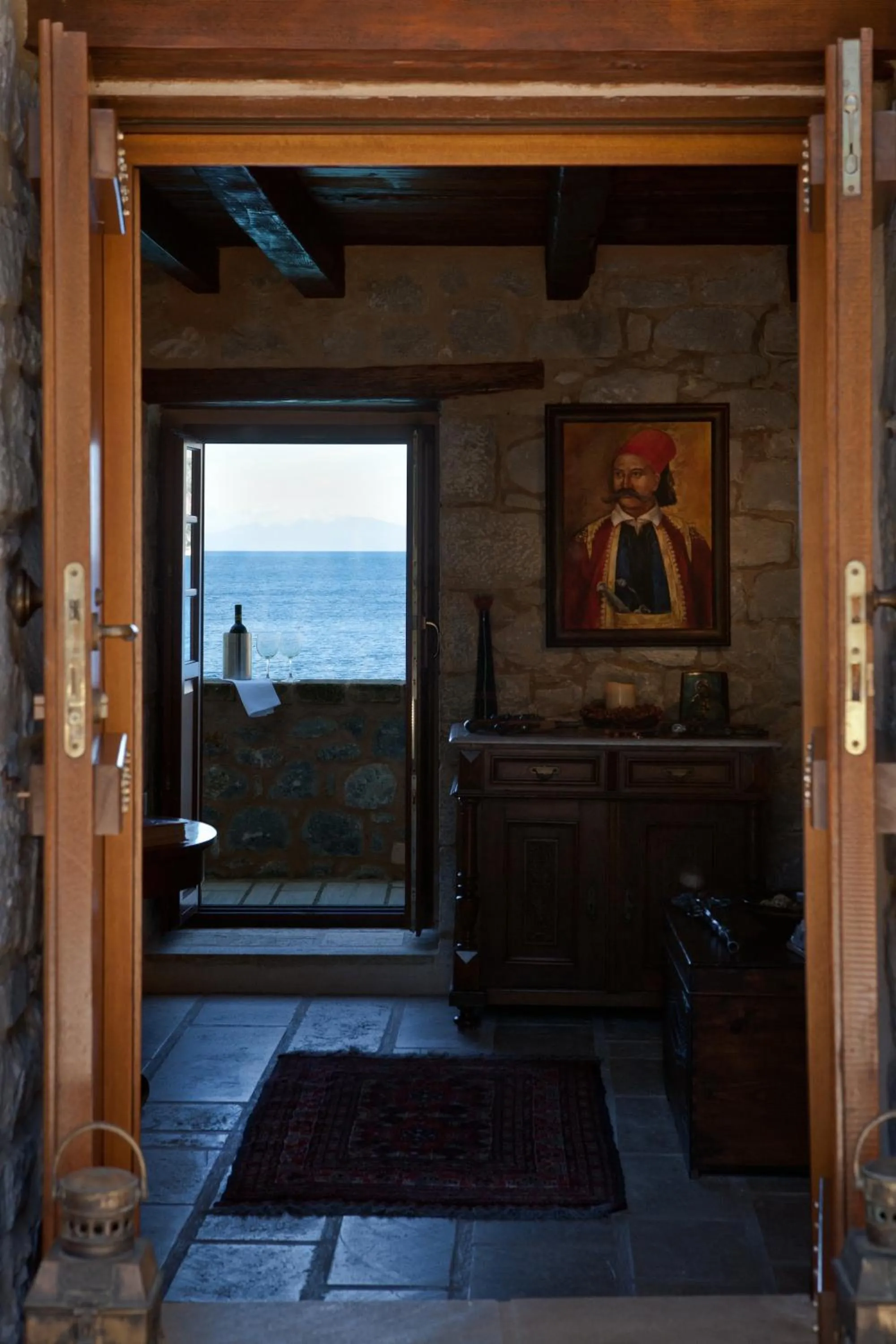 Lobby or reception in Mavromichalai