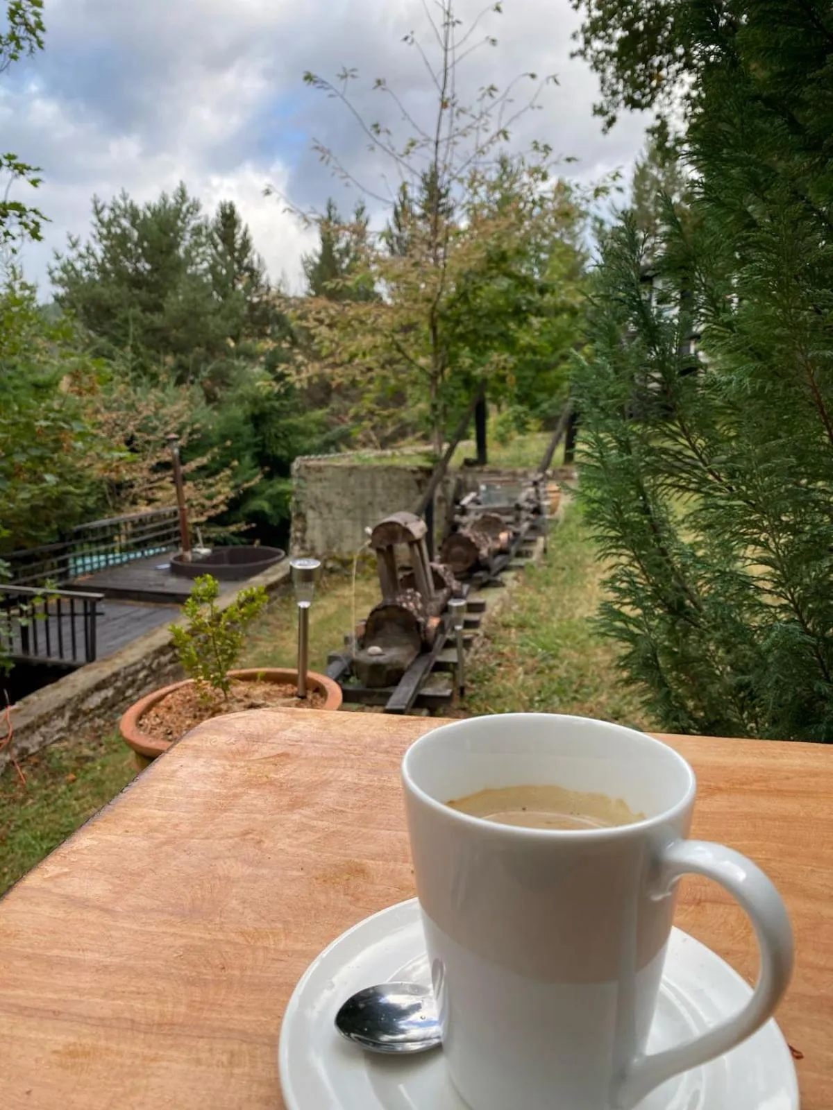 Patio in The Patagonian Lodge