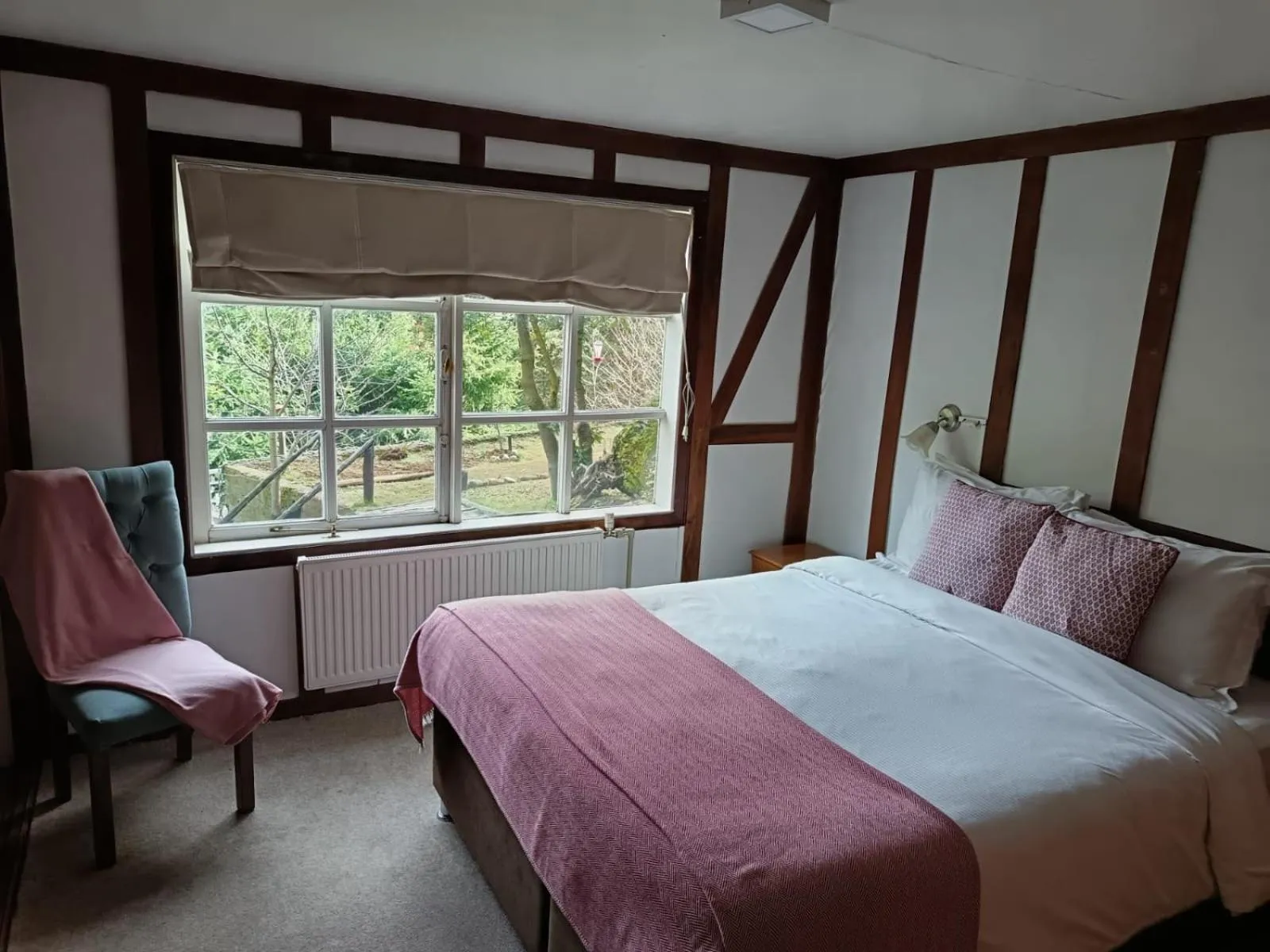 Bed in The Patagonian Lodge