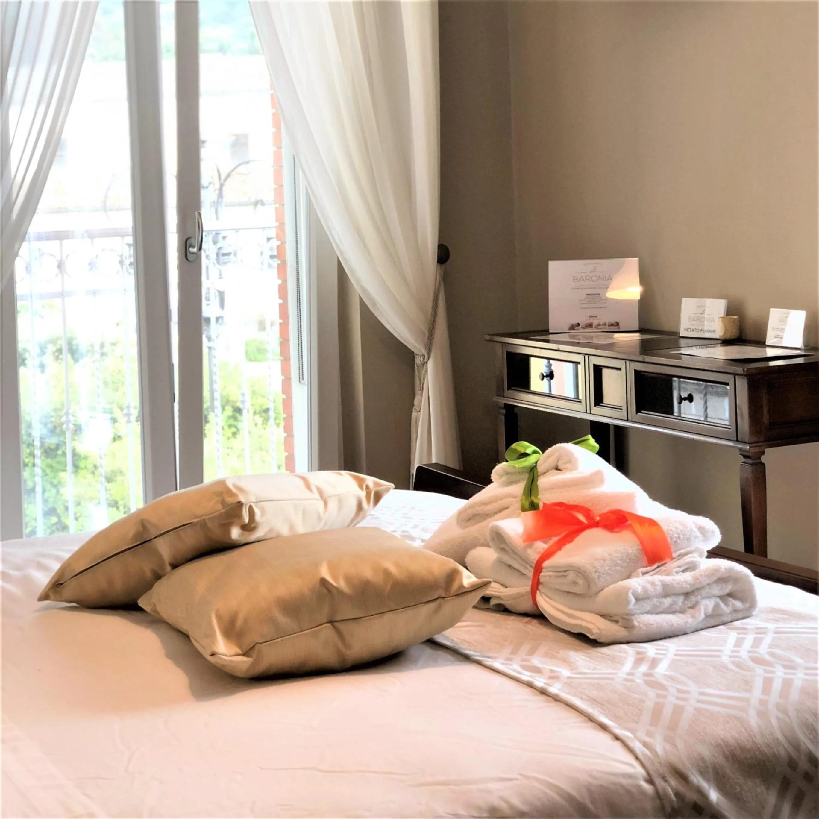 Bed in B&B Baronia Luxury Rooms