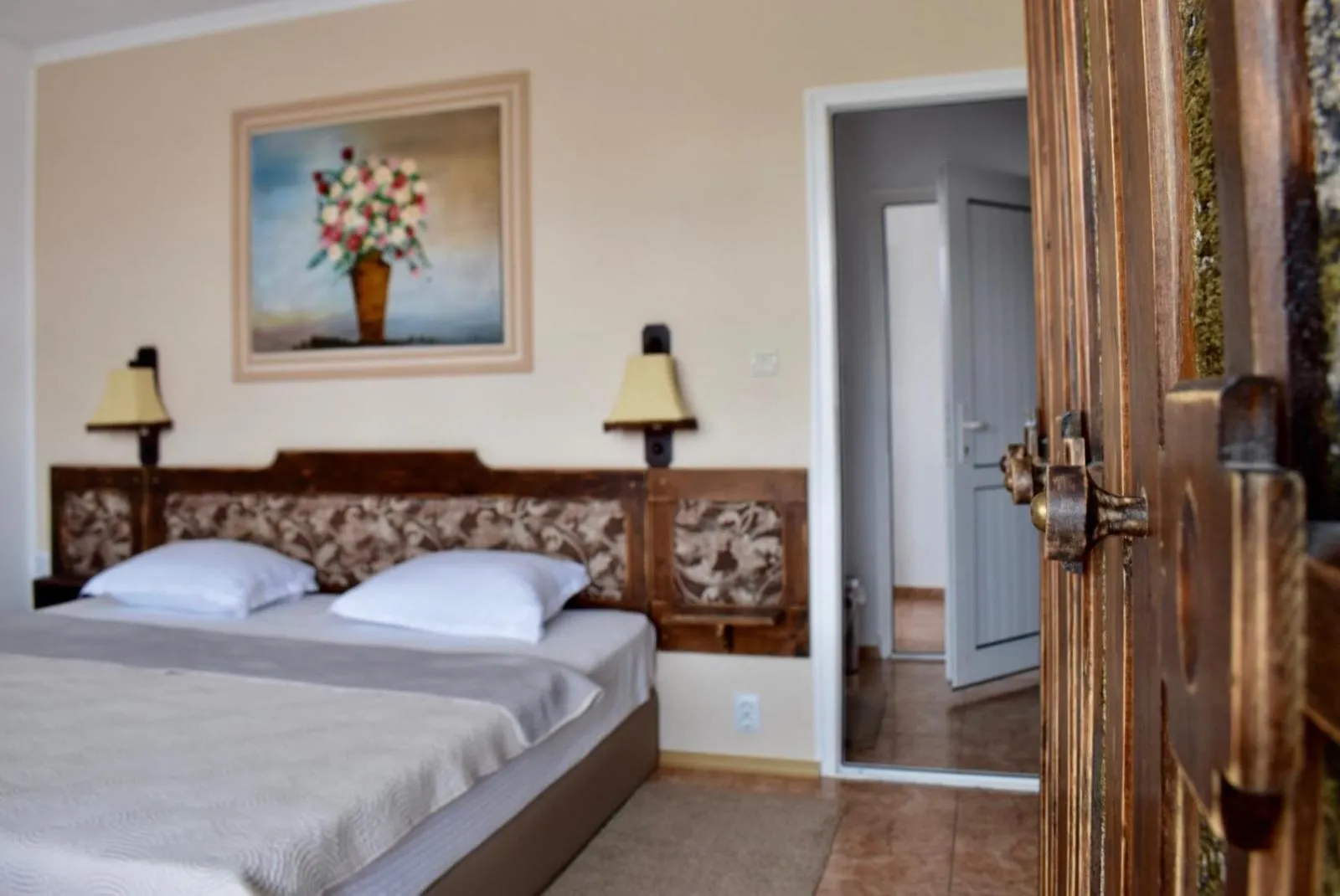 Bed in Family Hotel Apolonia