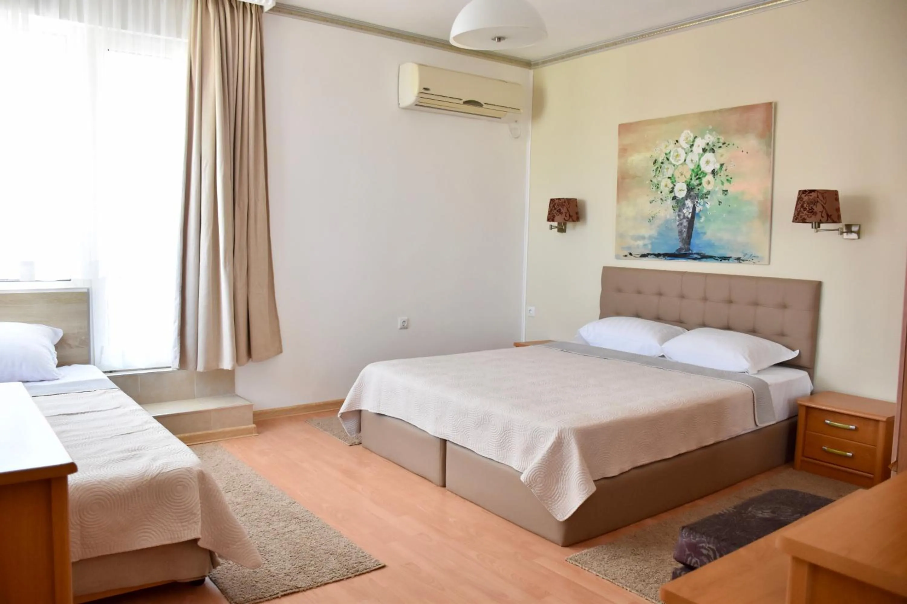 Bed in Family Hotel Apolonia