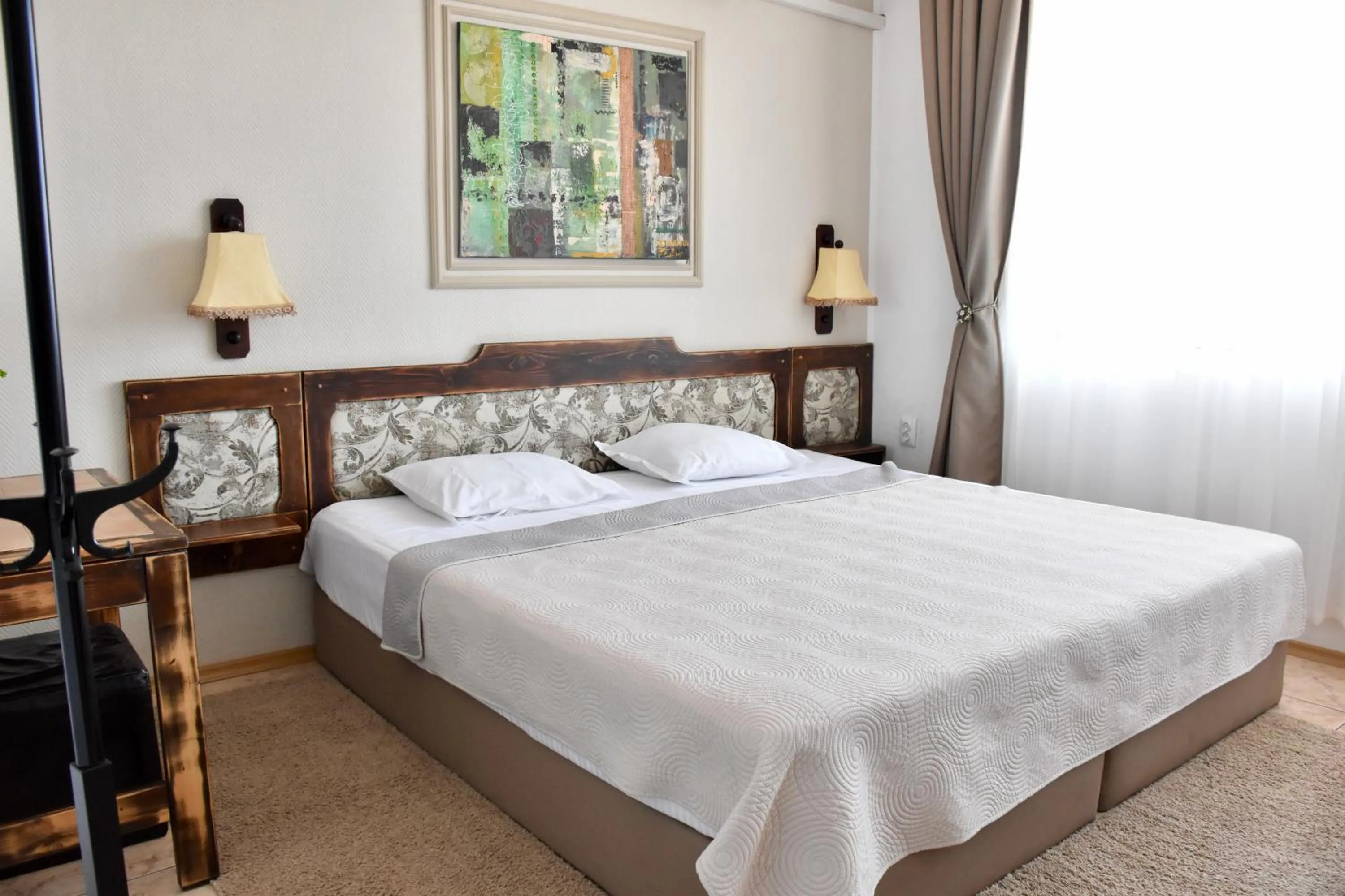 Bed in Family Hotel Apolonia