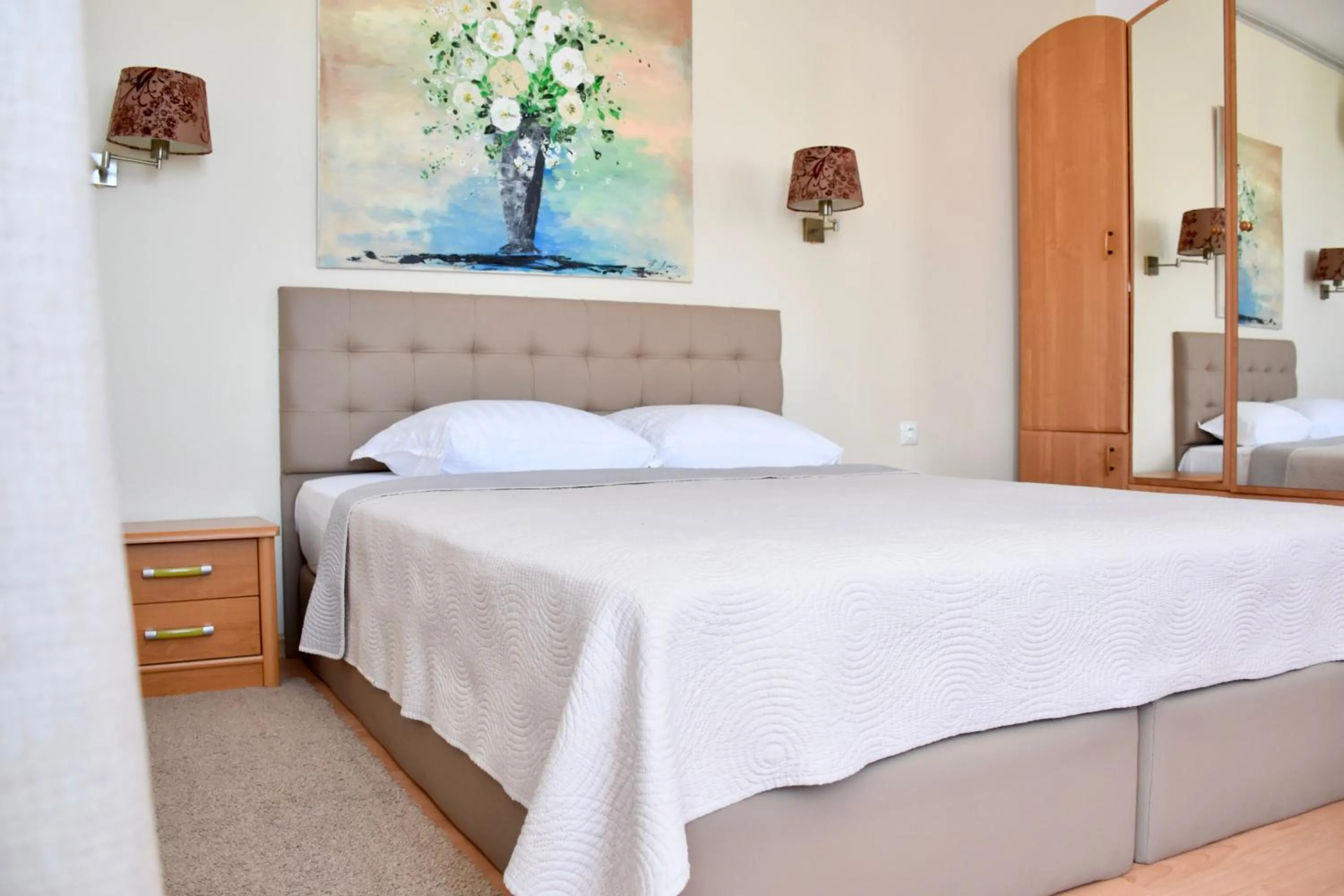 Bed in Family Hotel Apolonia