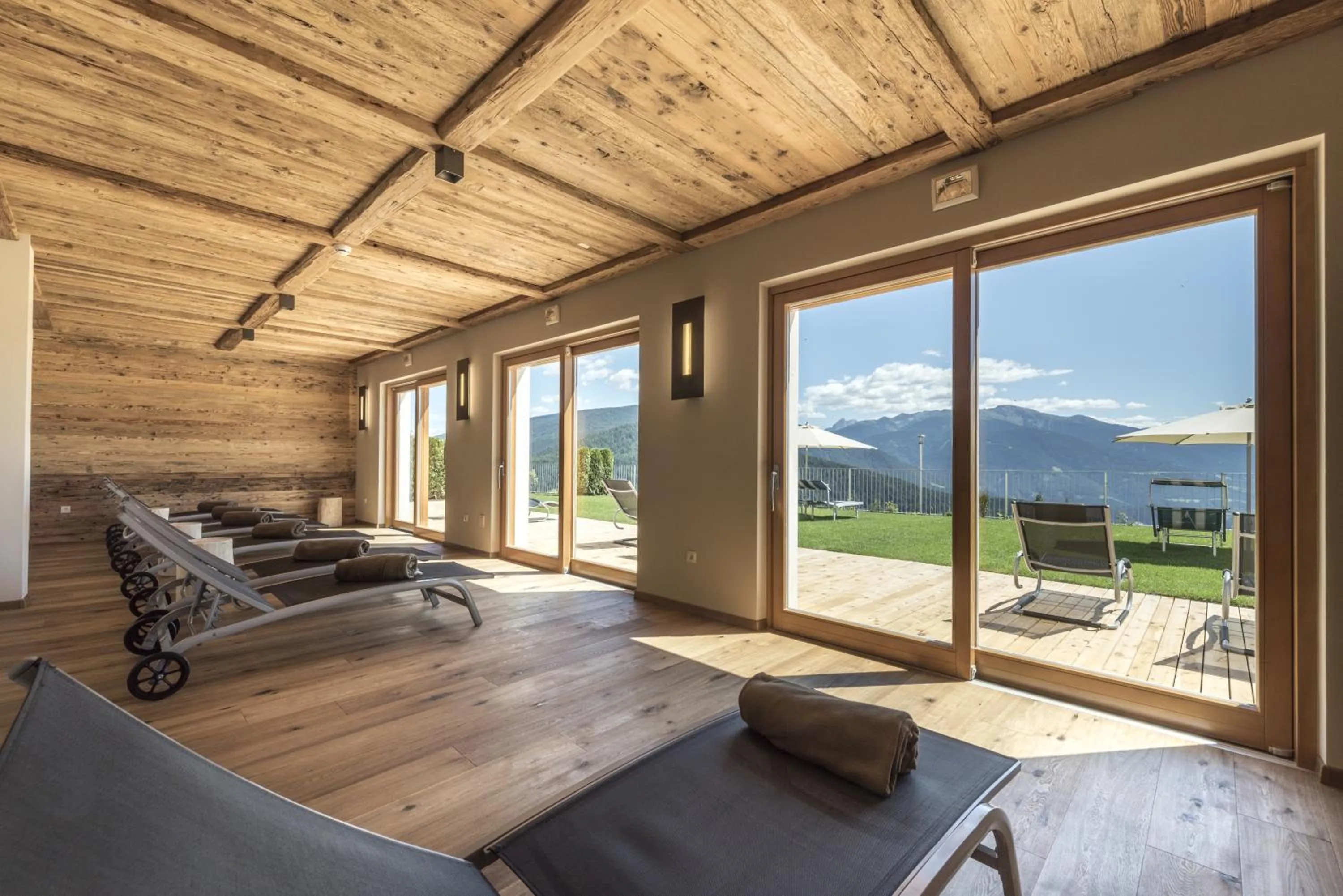 Sauna in Panoramahotel Huberhof
