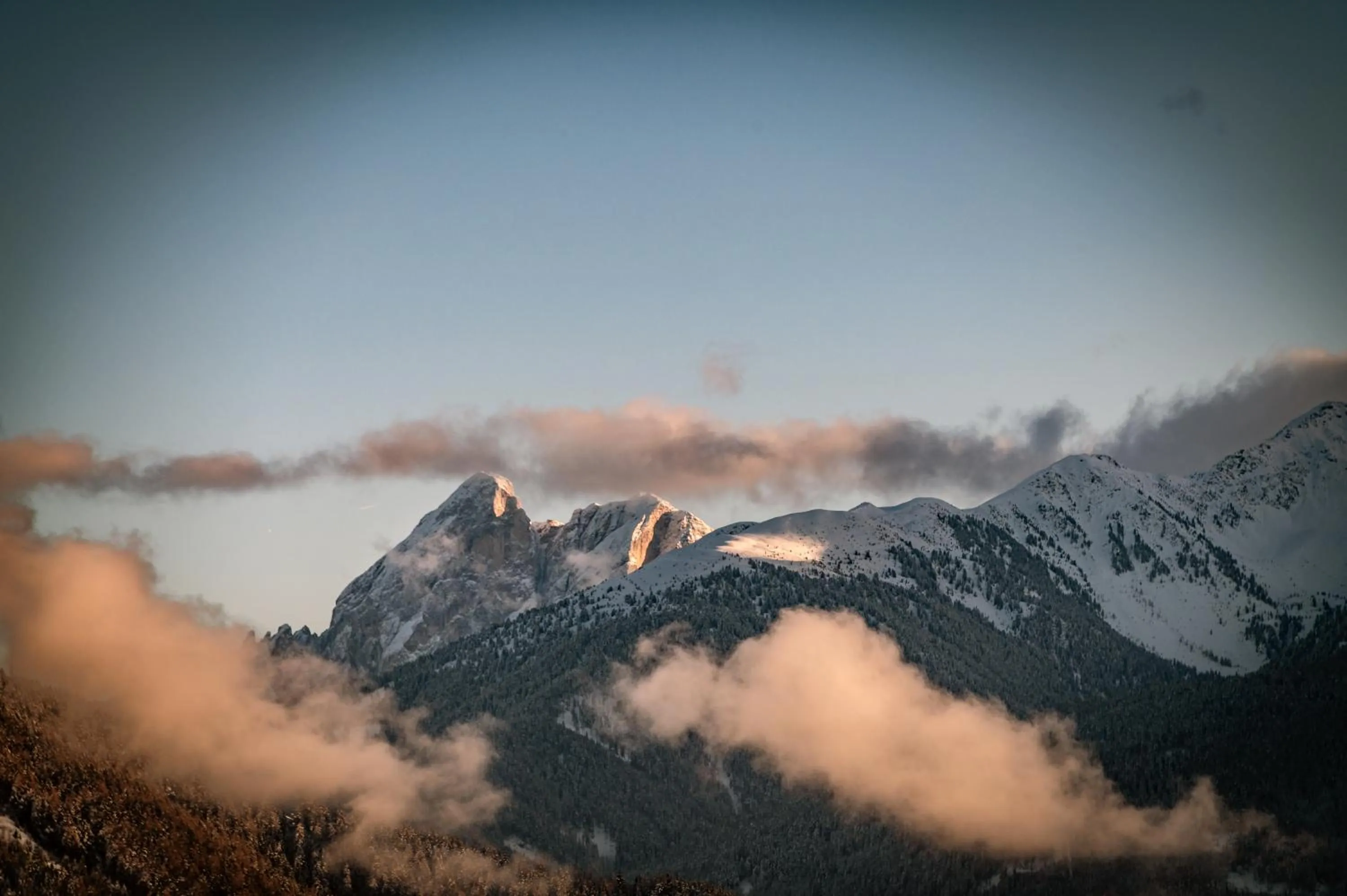 Mountain view in Panoramahotel Huberhof