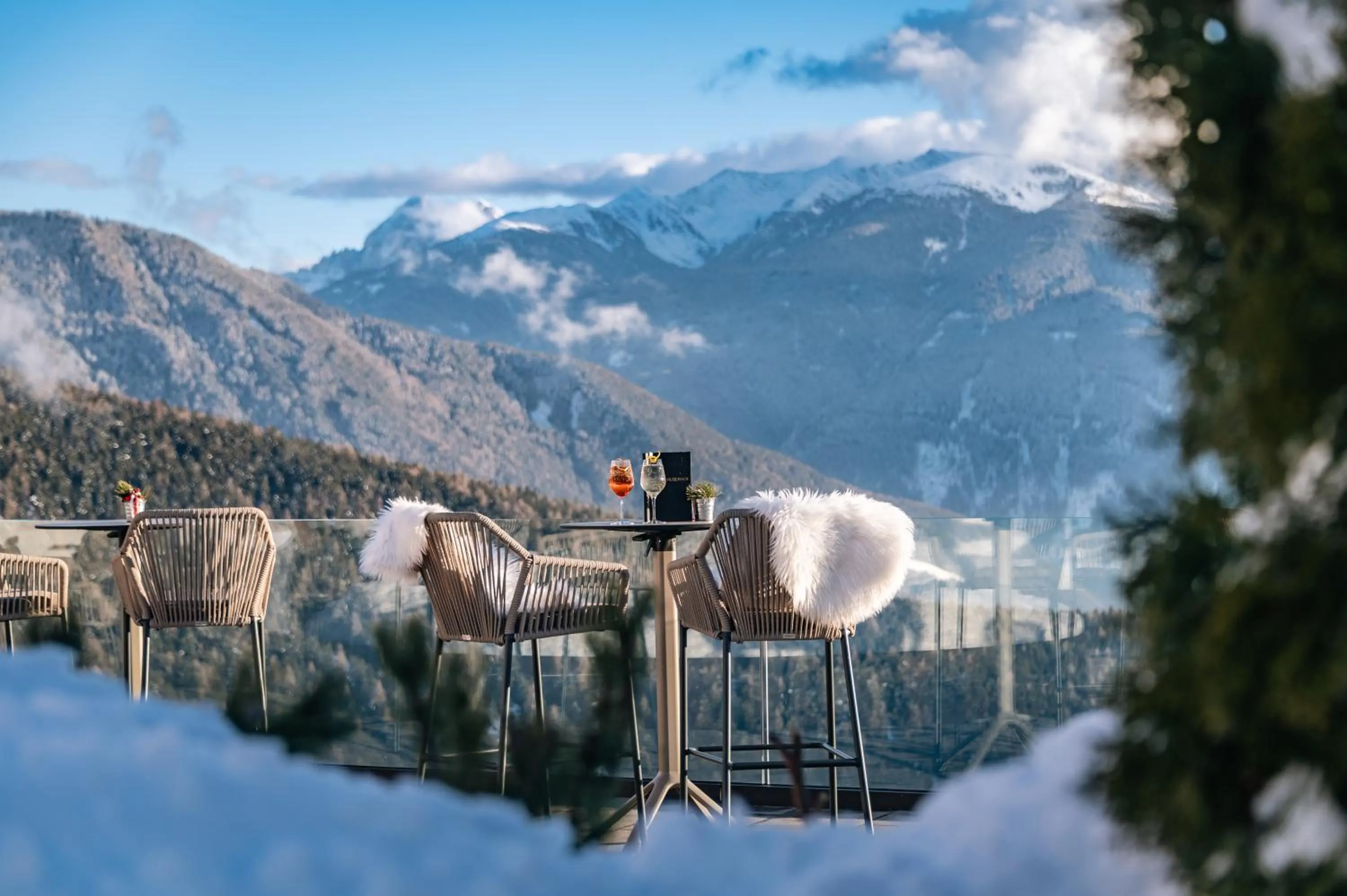 Balcony/Terrace in Panoramahotel Huberhof