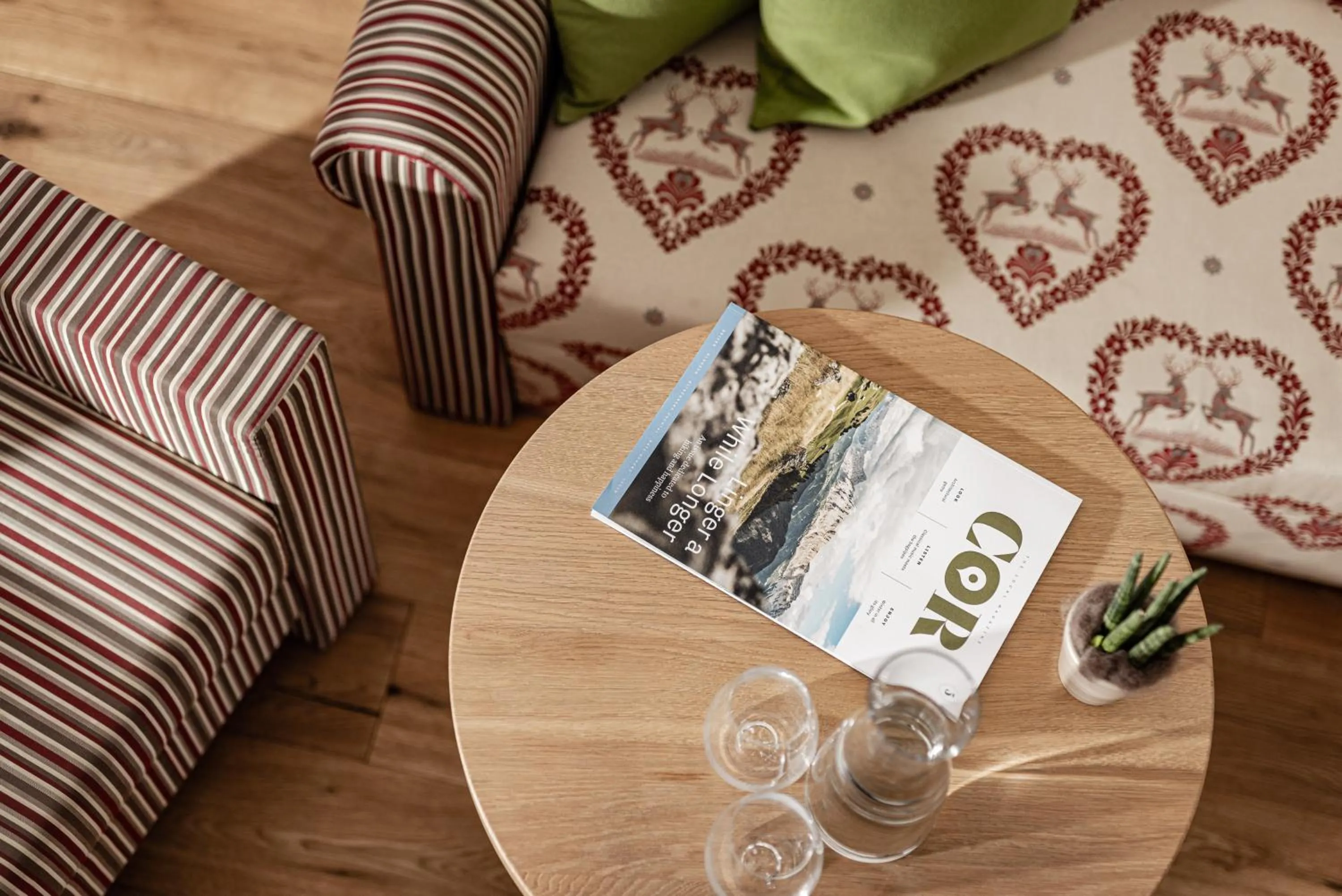 Living room in Panoramahotel Huberhof