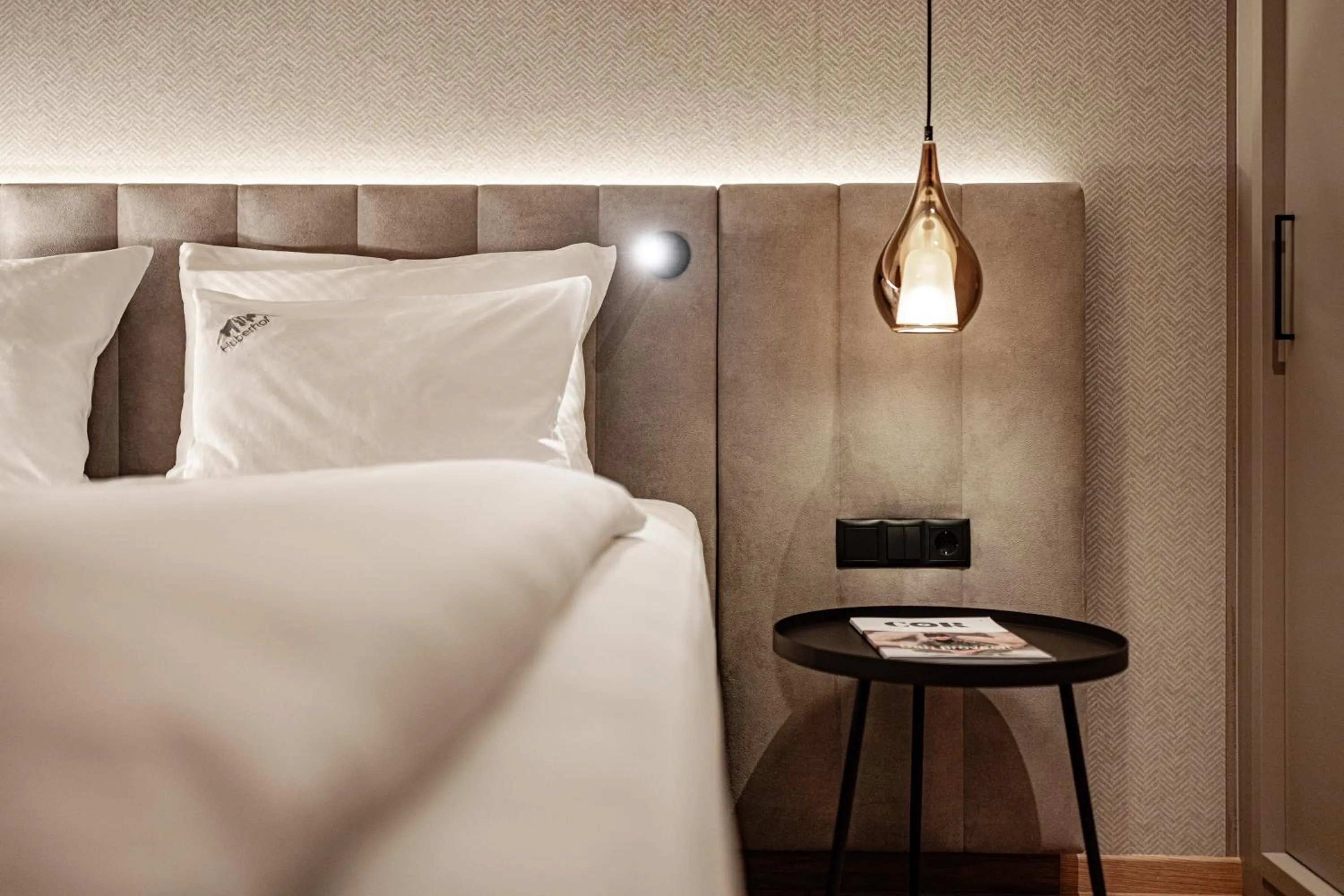 Photo of the whole room, Bed in Panoramahotel Huberhof