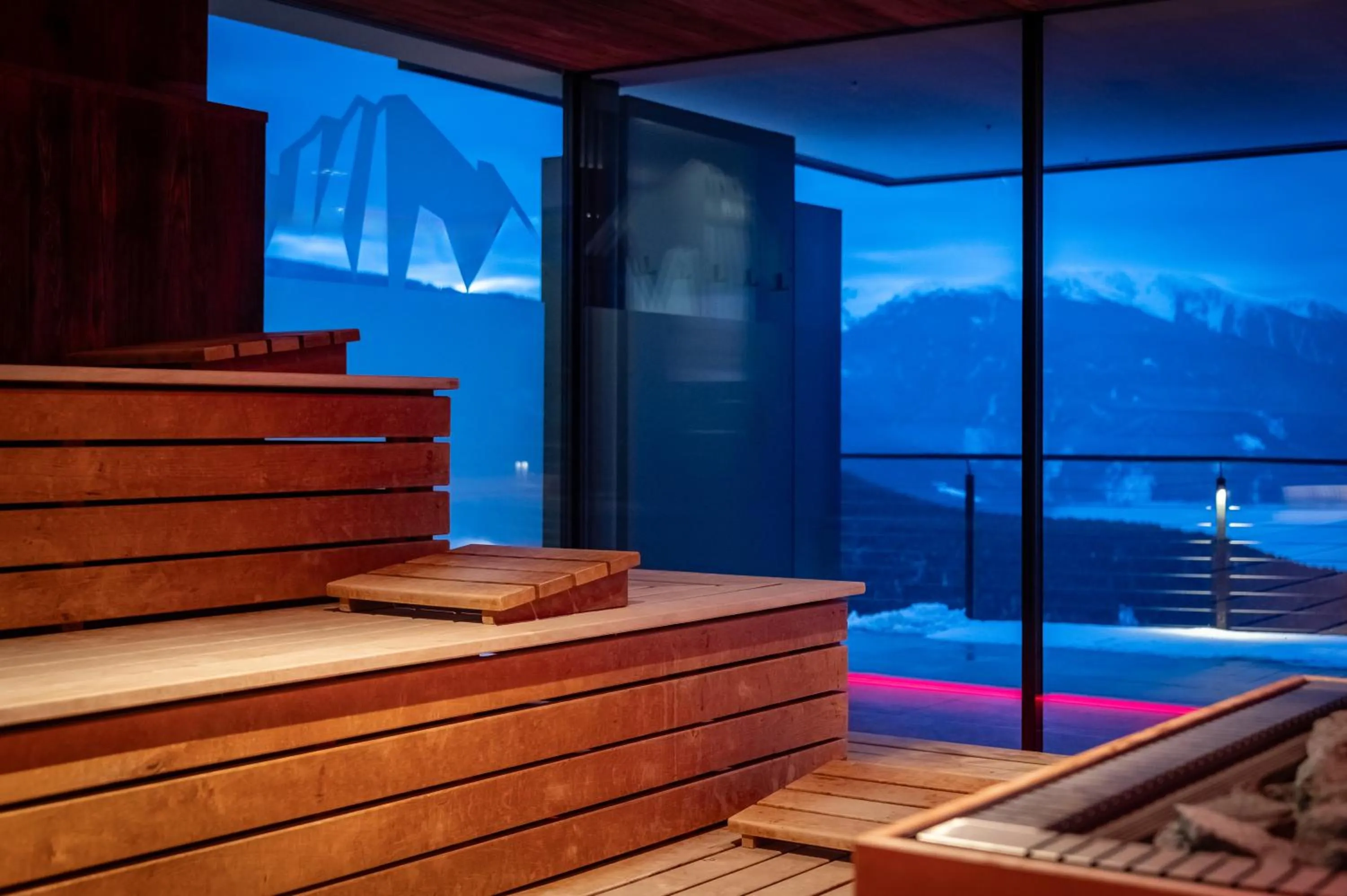 Sauna in Panoramahotel Huberhof