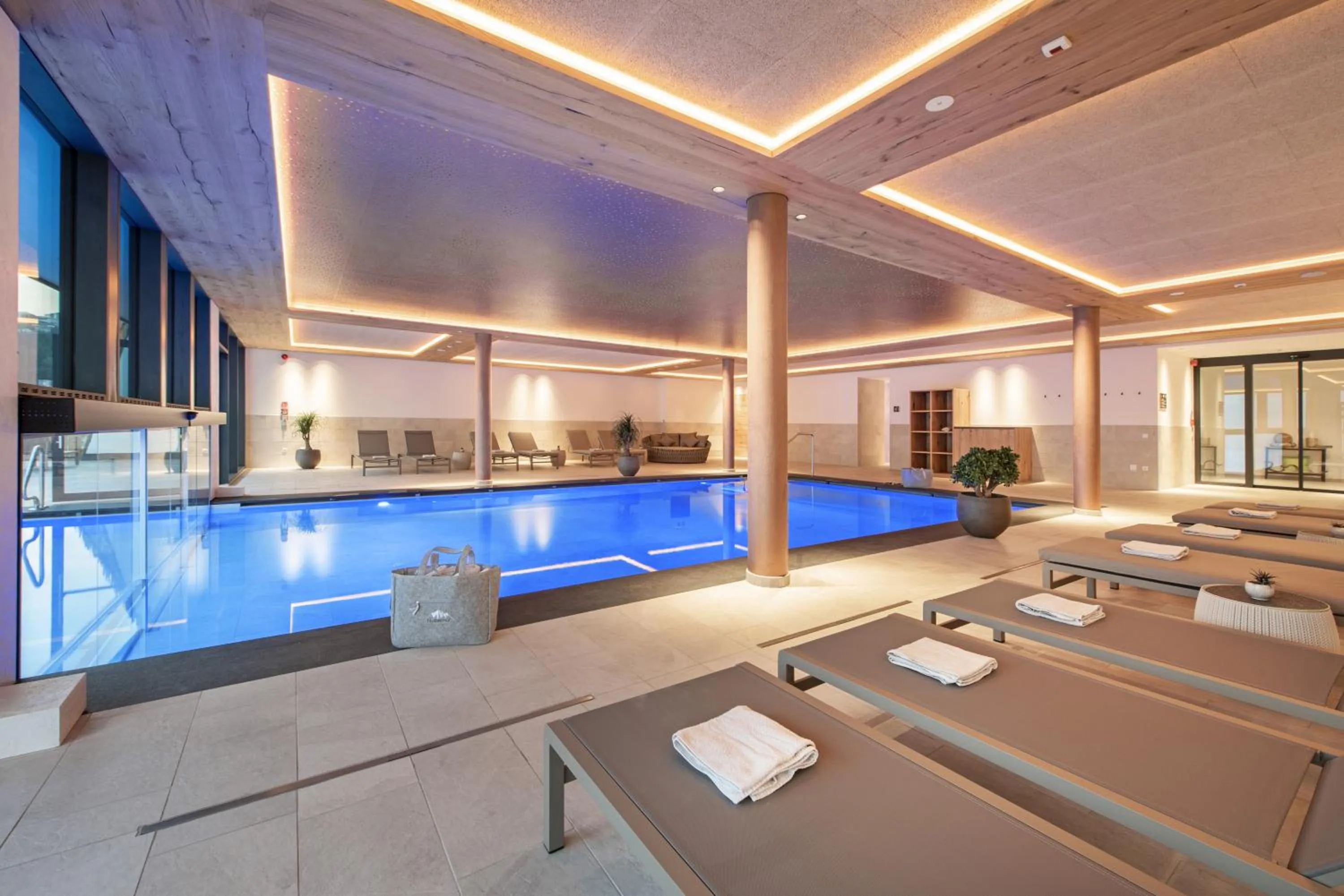 Spa and wellness centre/facilities in Panoramahotel Huberhof