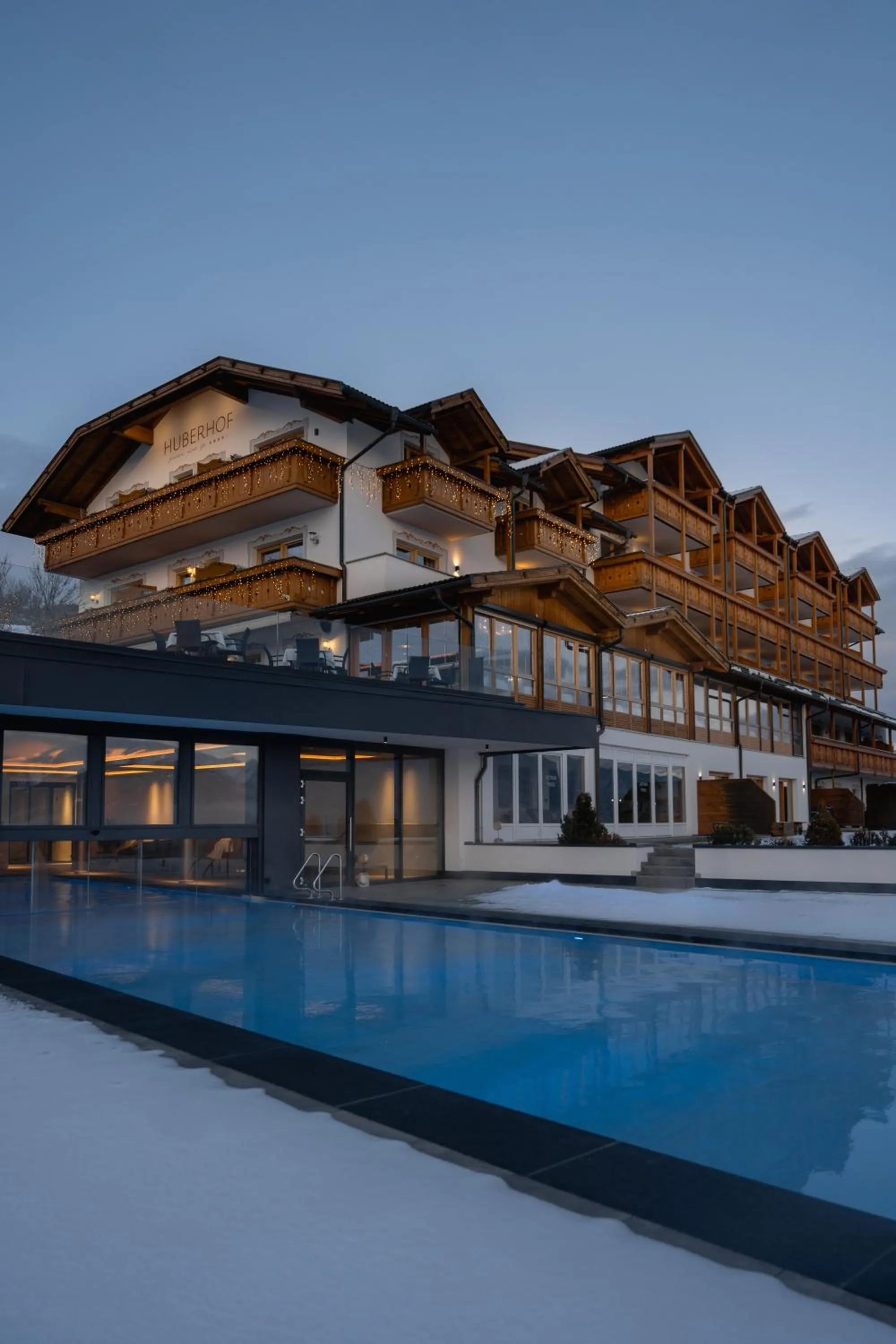 Property building in Panoramahotel Huberhof