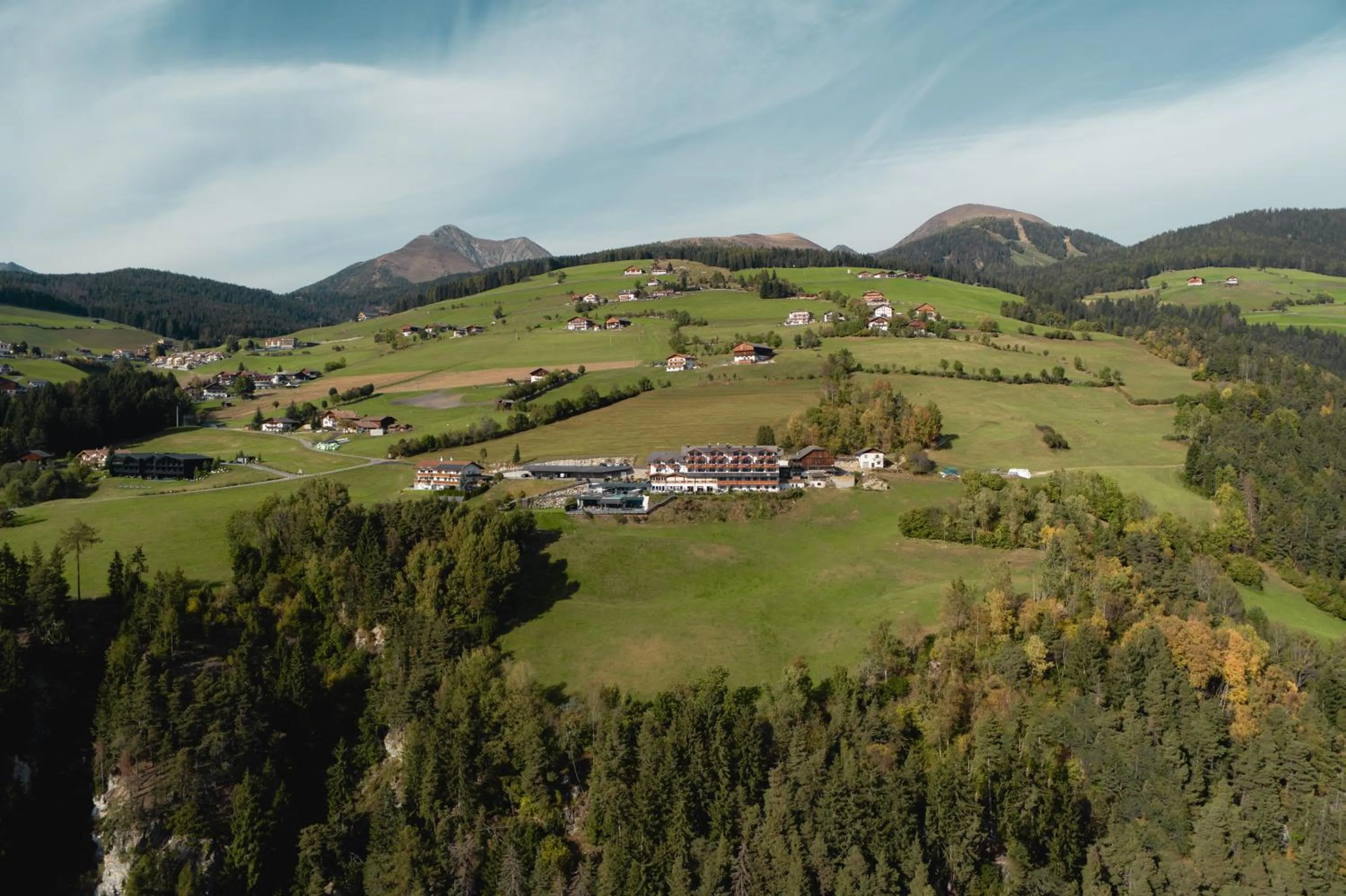 Property building in Panoramahotel Huberhof