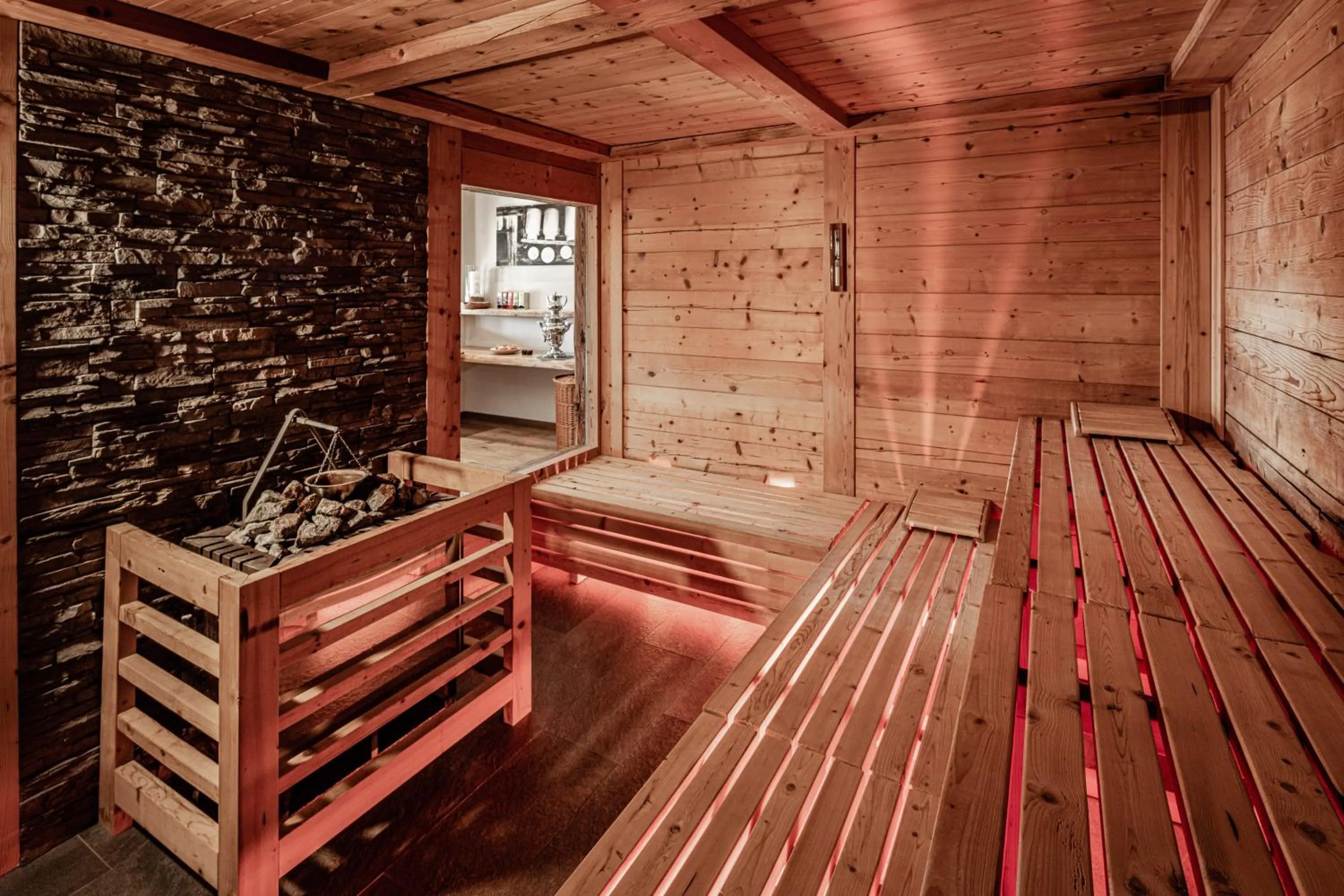 Sauna in Panoramahotel Huberhof