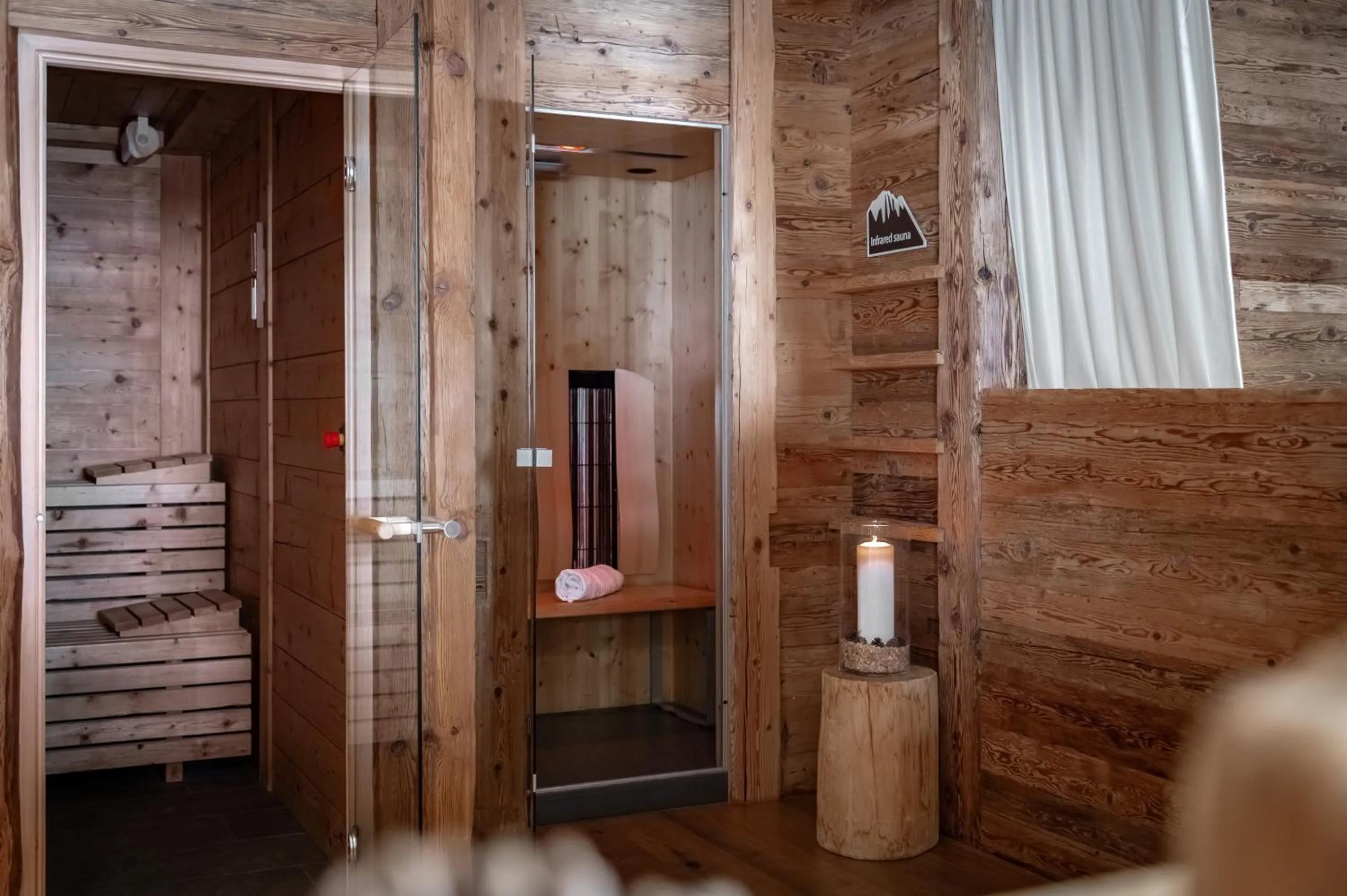 Sauna in Panoramahotel Huberhof