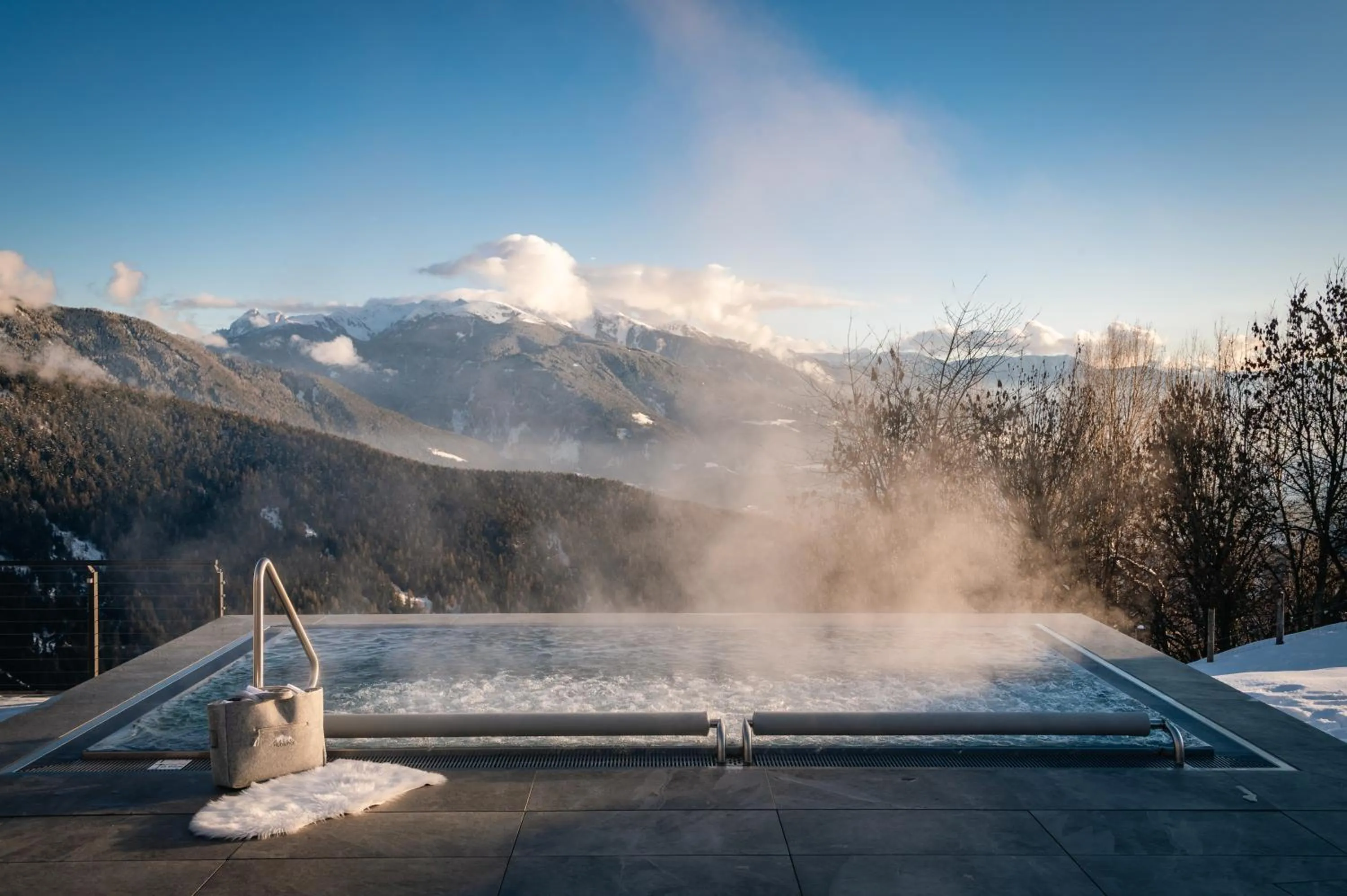 Hot Tub in Panoramahotel Huberhof