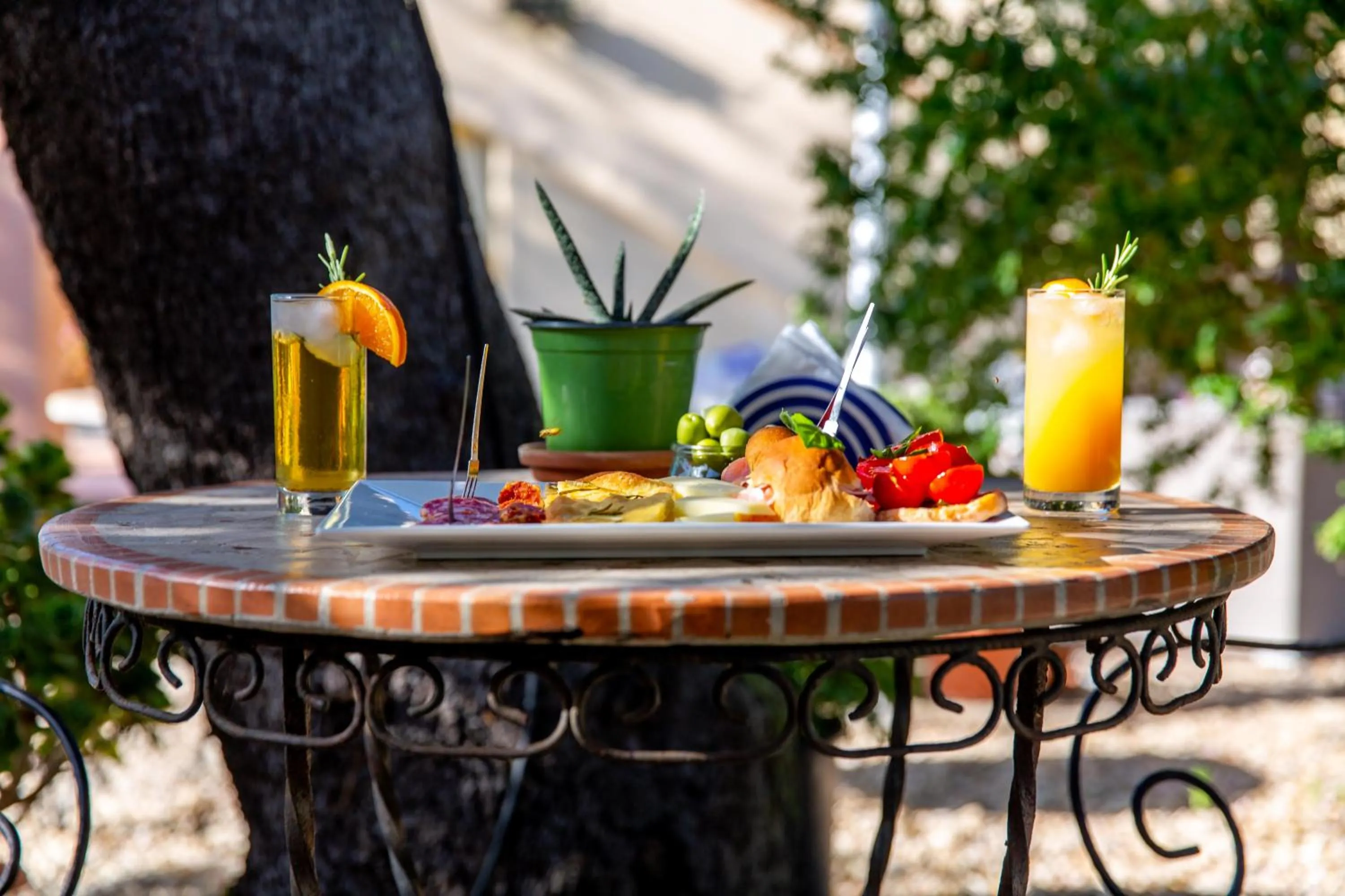 Food and drinks in I Lecci Guesthouse