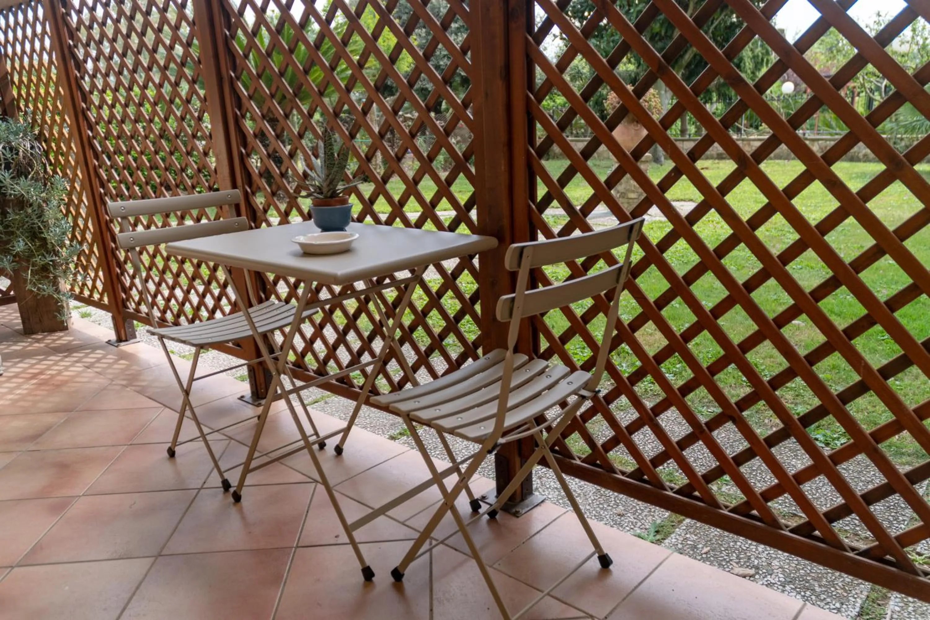 Patio in I Lecci Guesthouse