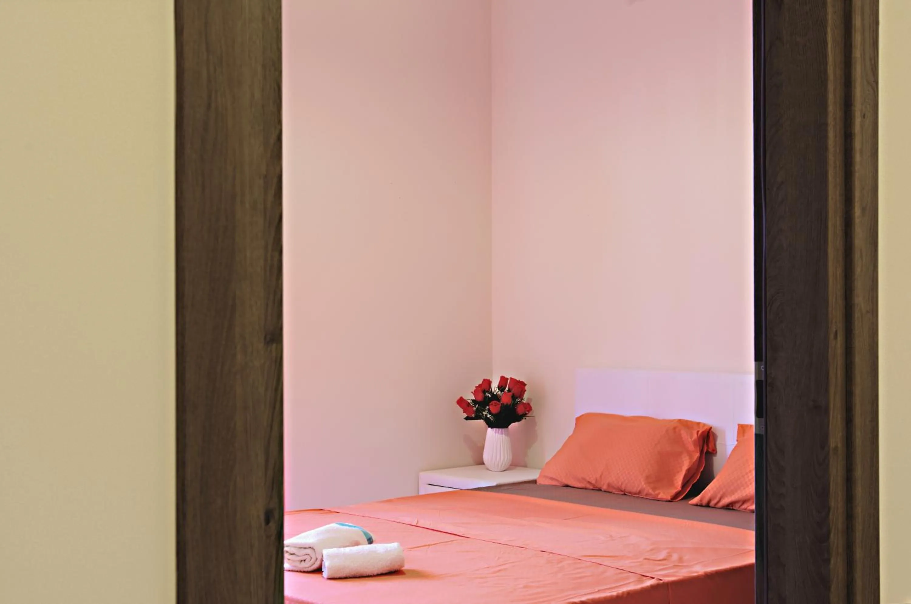 Bedroom, Bed in Spiridoula's Apartments Corfu