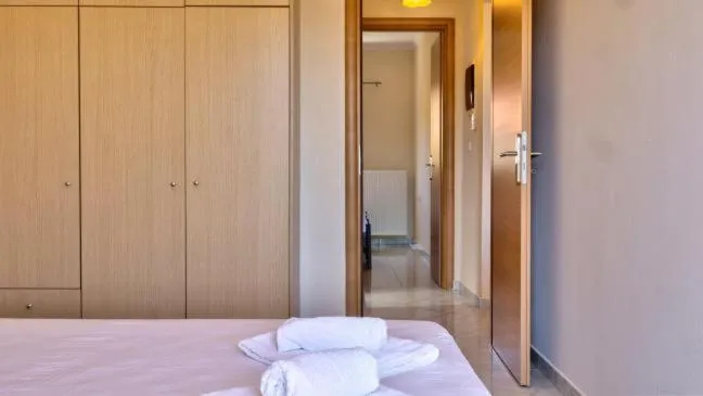 Bed in Spiridoula's Apartments Corfu