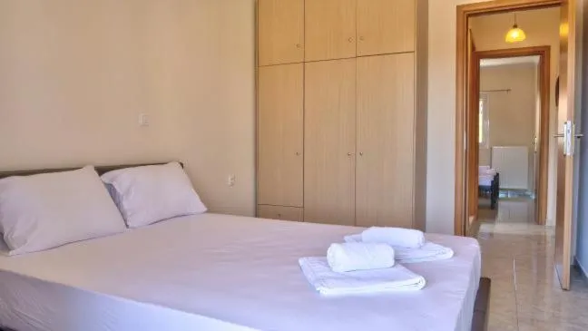 Bed in Spiridoula's Apartments Corfu