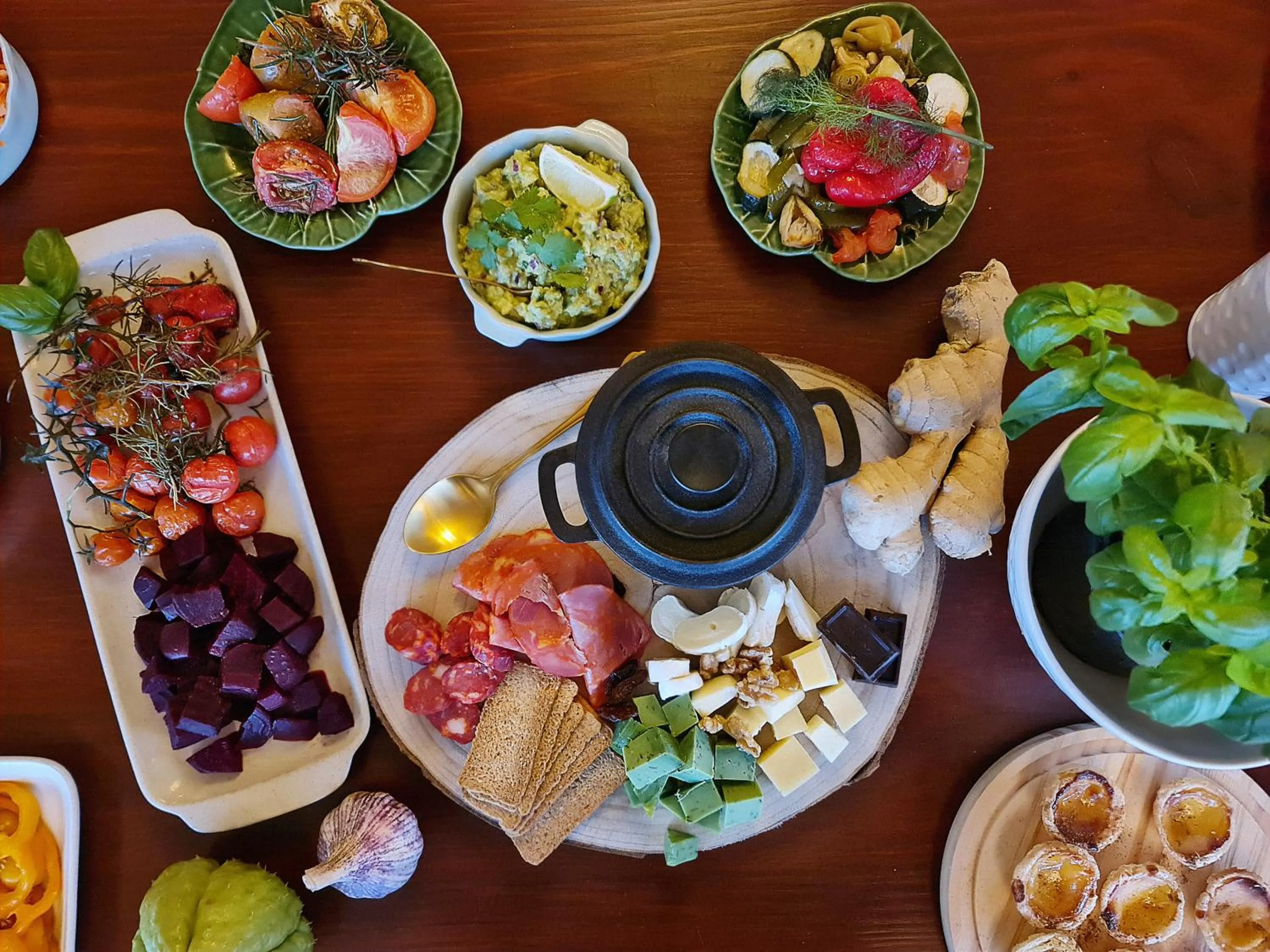 Buffet breakfast in Villa Alto Boutique Hotel