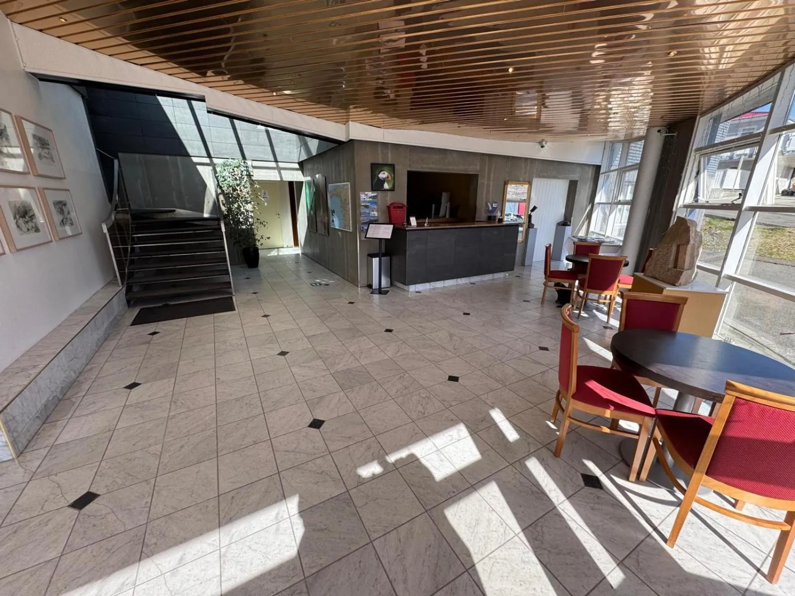 Lobby or reception in Hótel Borgarnes