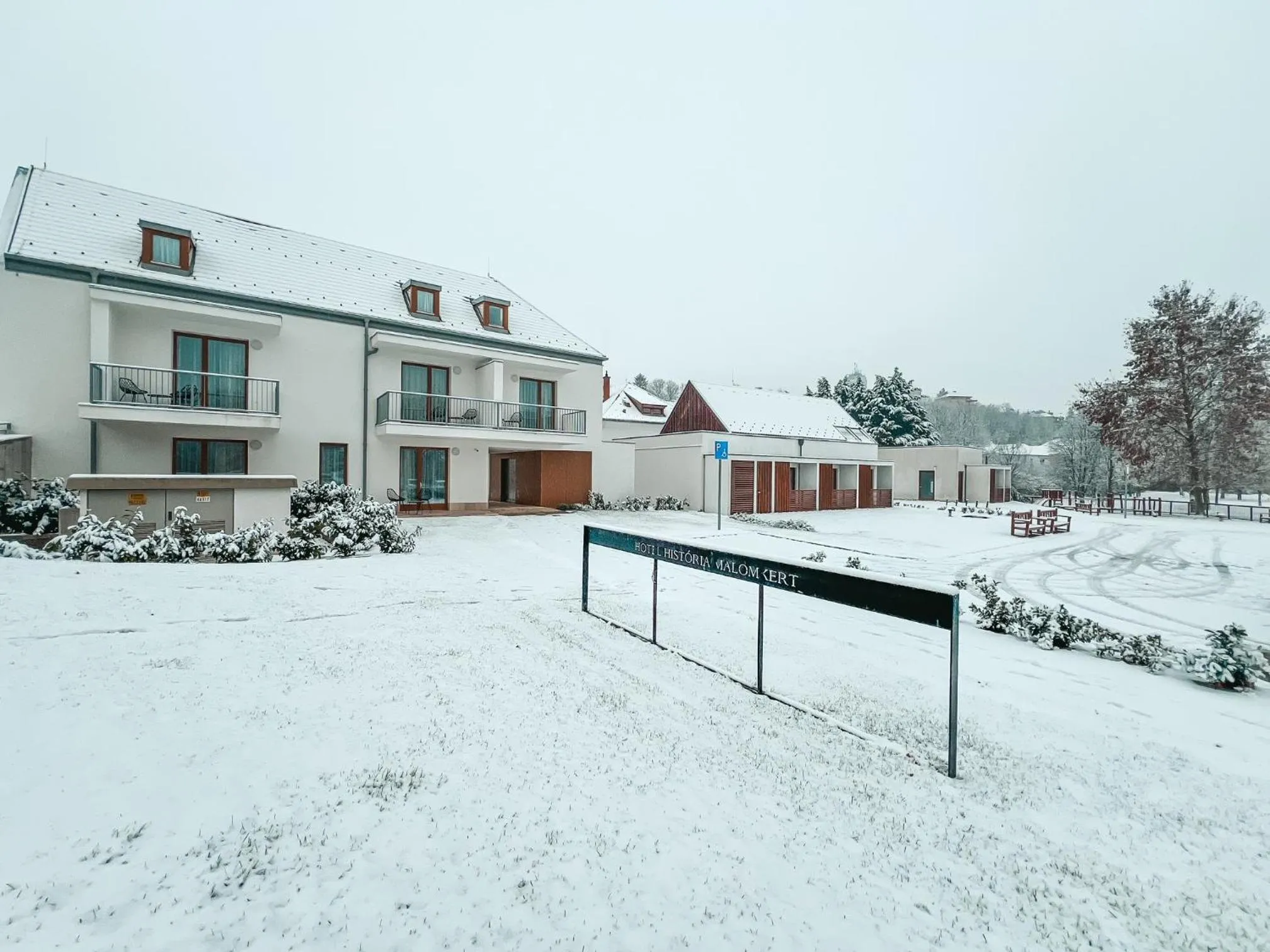 Winter in Hotel Historia Malomkert