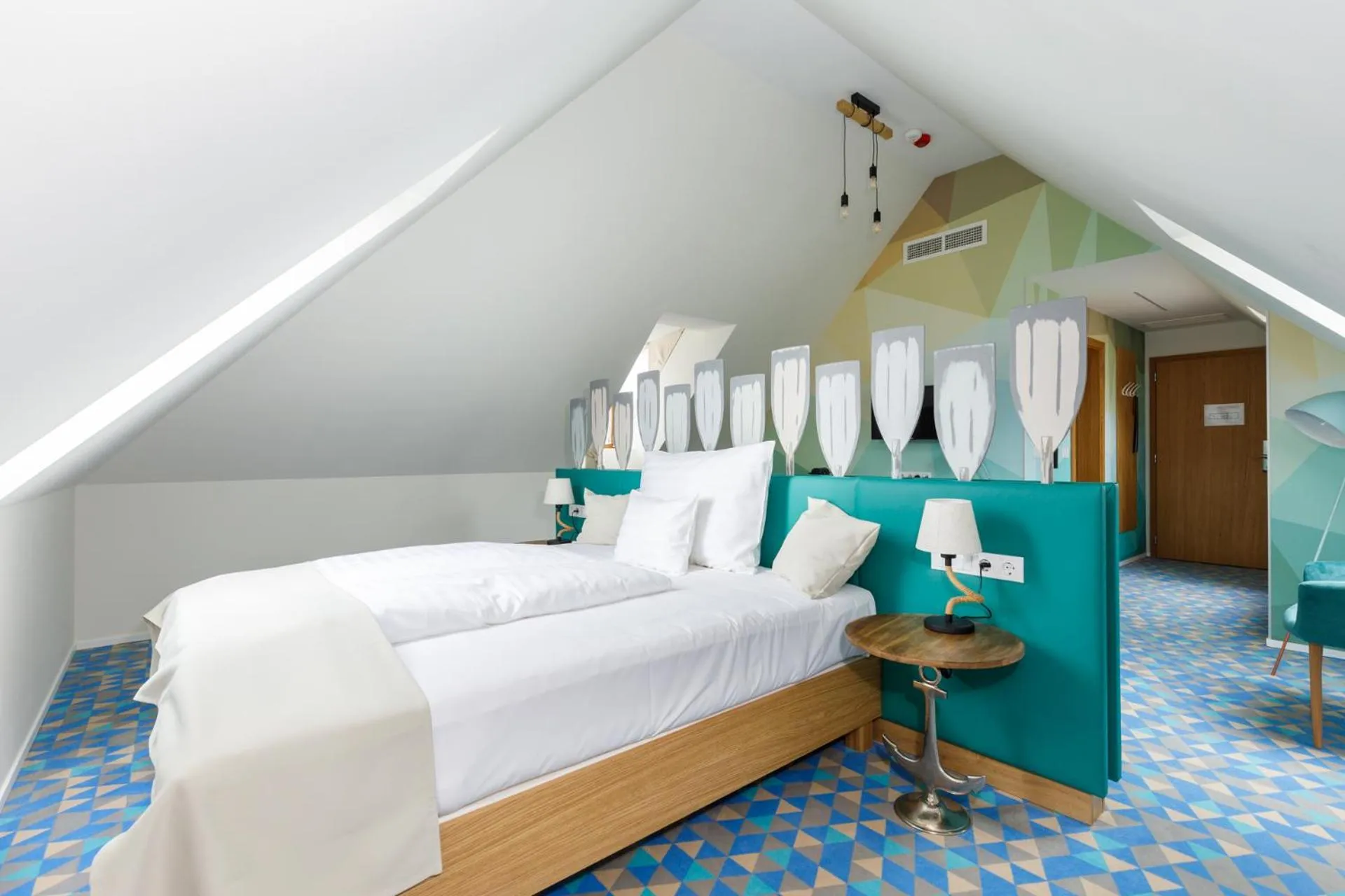 Photo of the whole room, Bed in Hotel Historia Malomkert