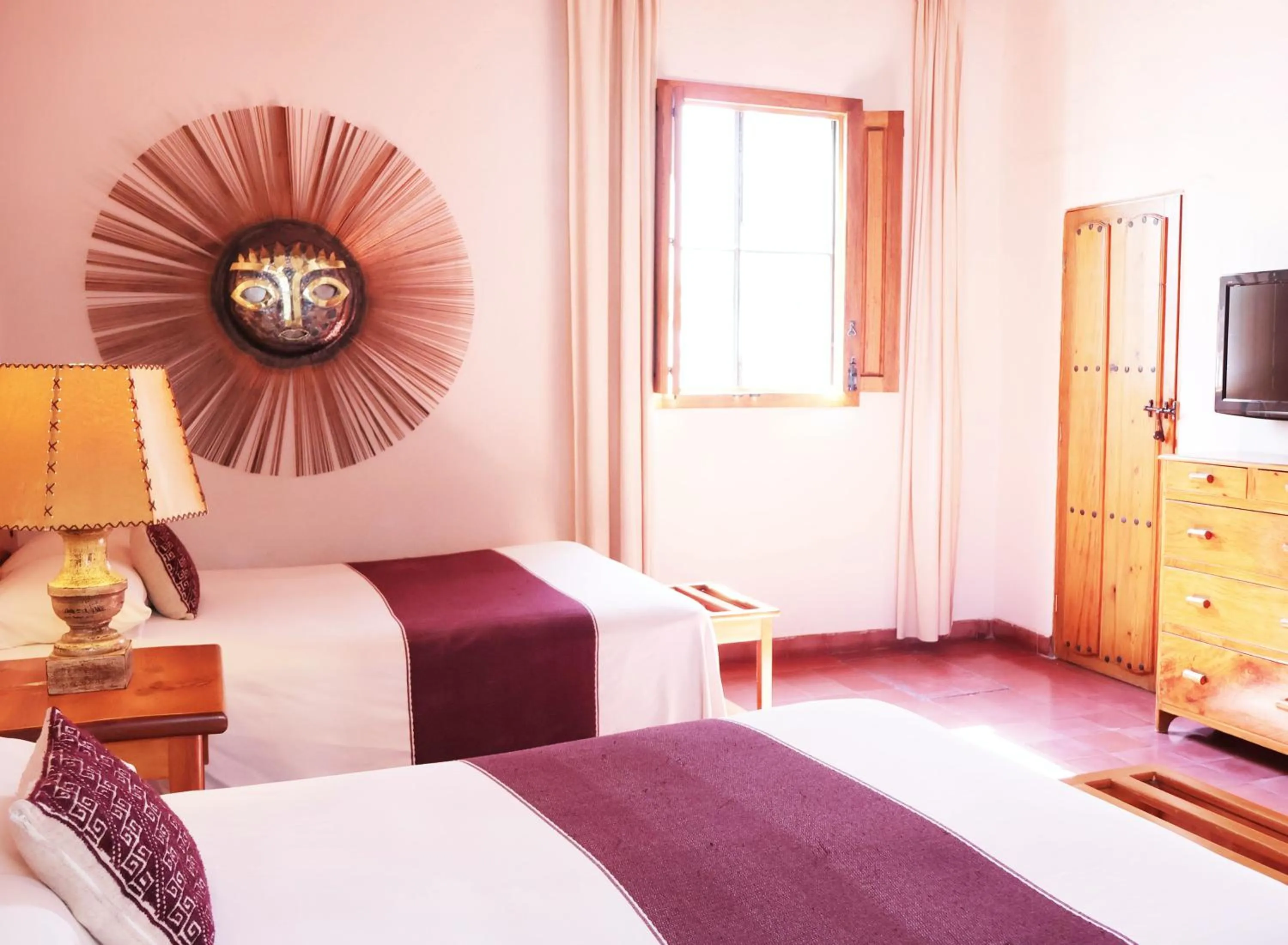 Bed in Hotel los Arcos