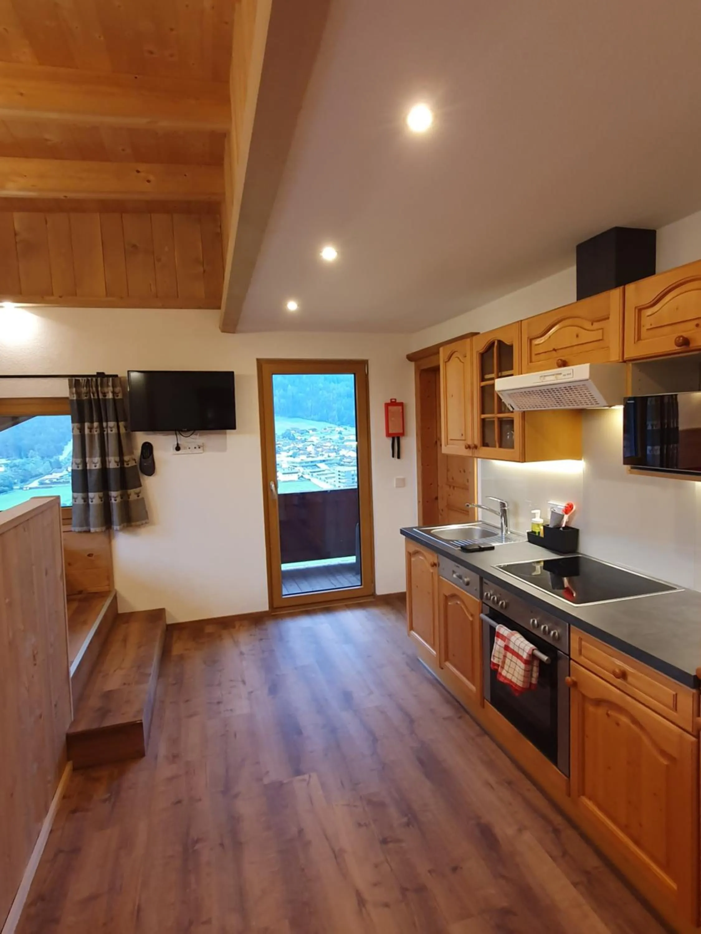 Kitchen or kitchenette in Omesbergerhof