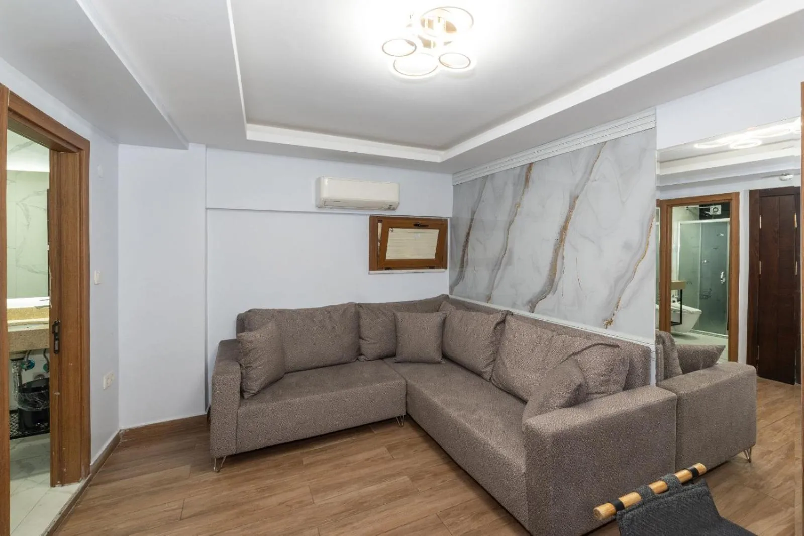 Living room in T-Square Residence