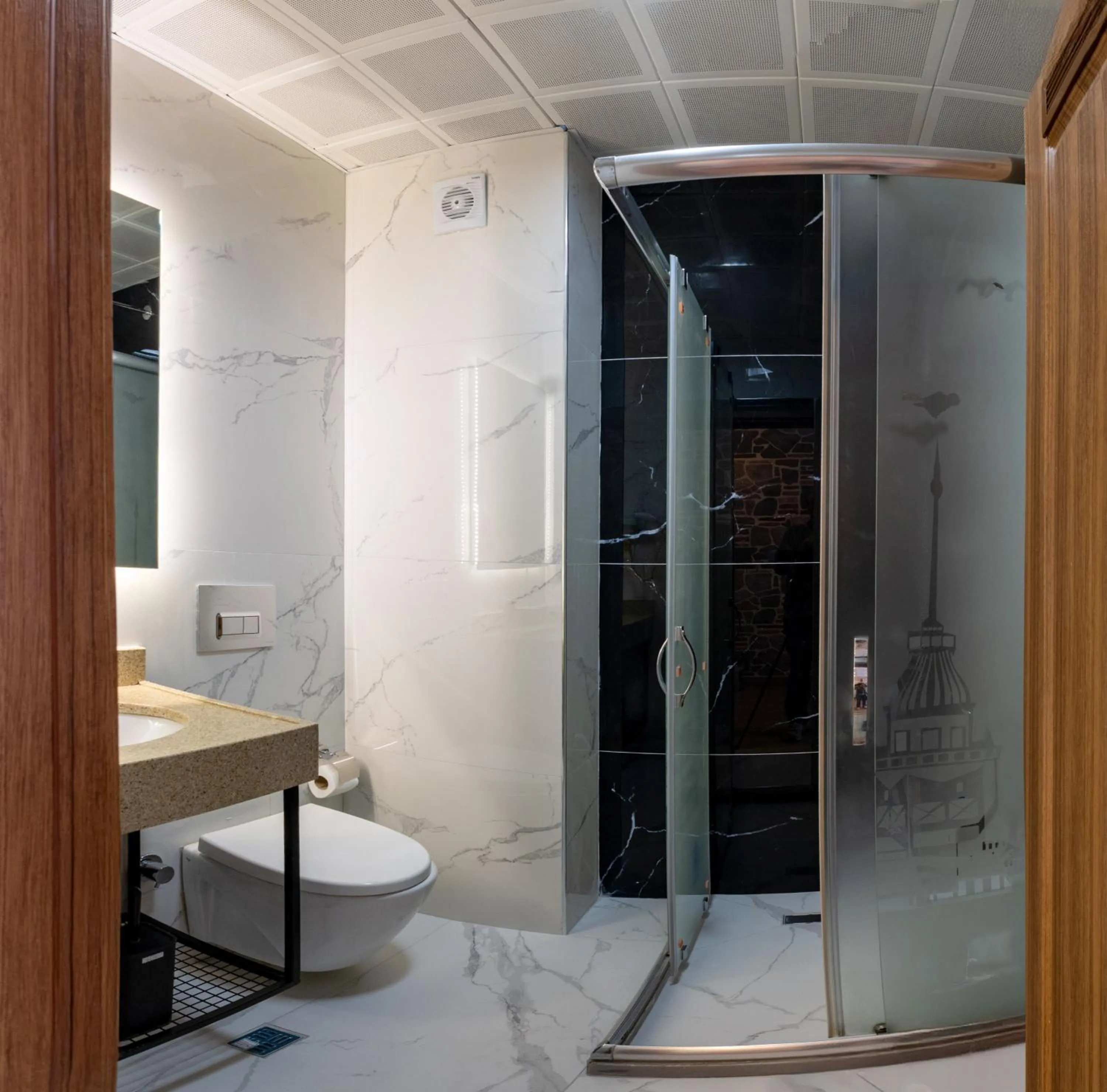 Bathroom in T-Square Residence