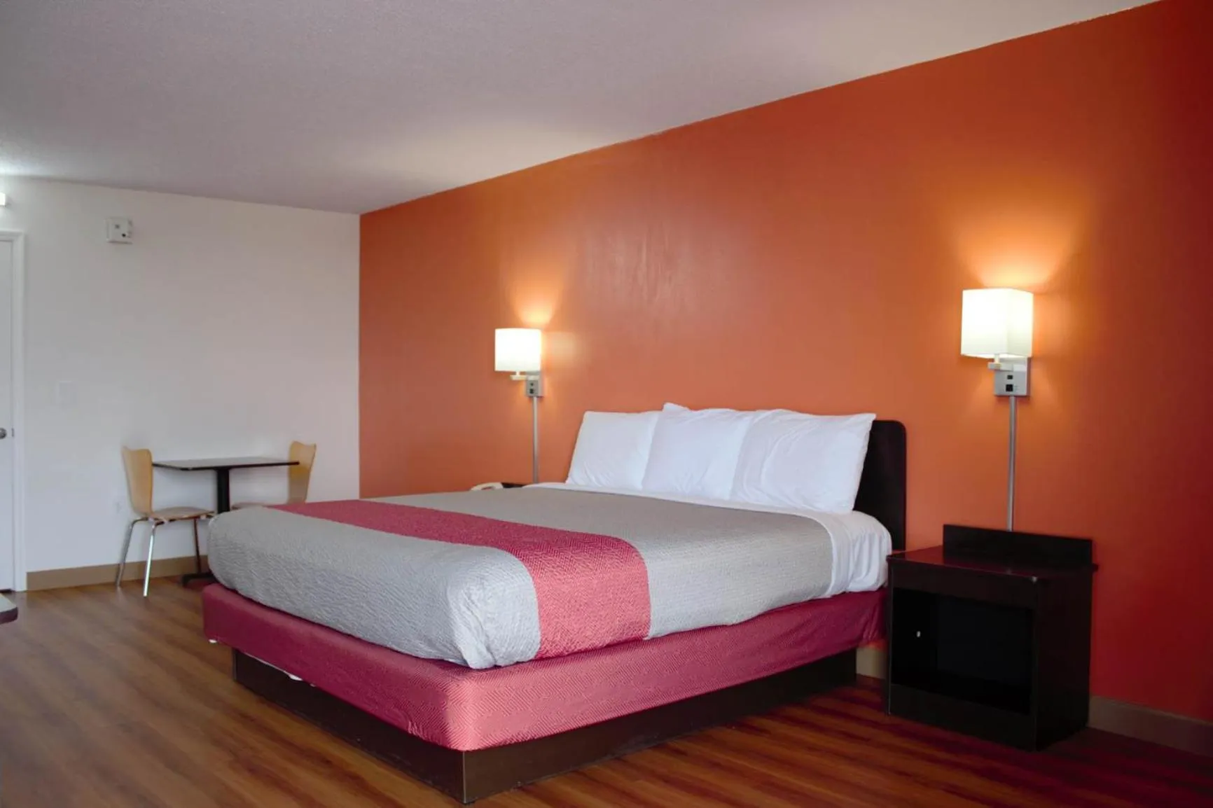 Bed in Motel 6-Cleveland, TN