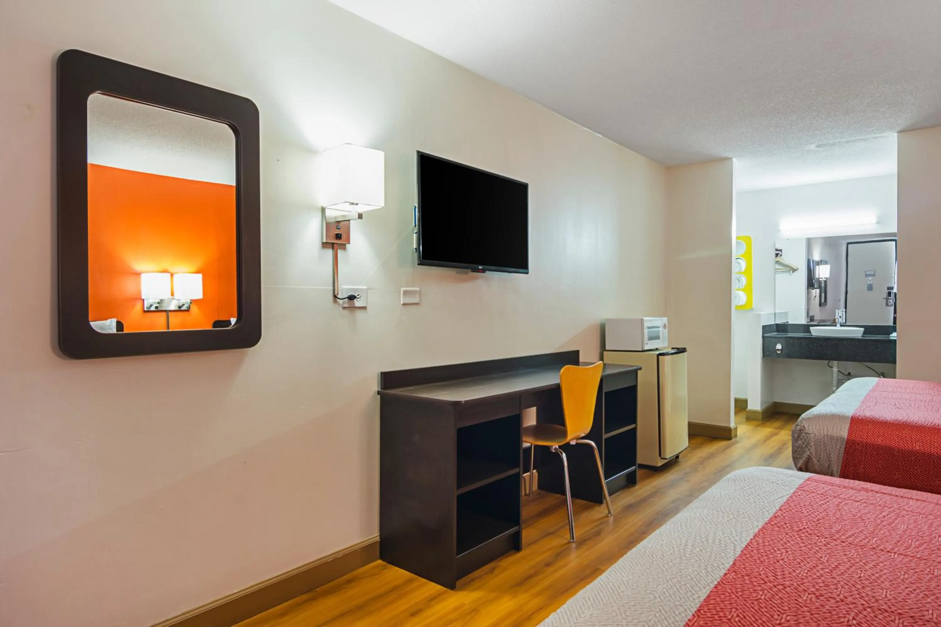 Bed in Motel 6-Cleveland, TN