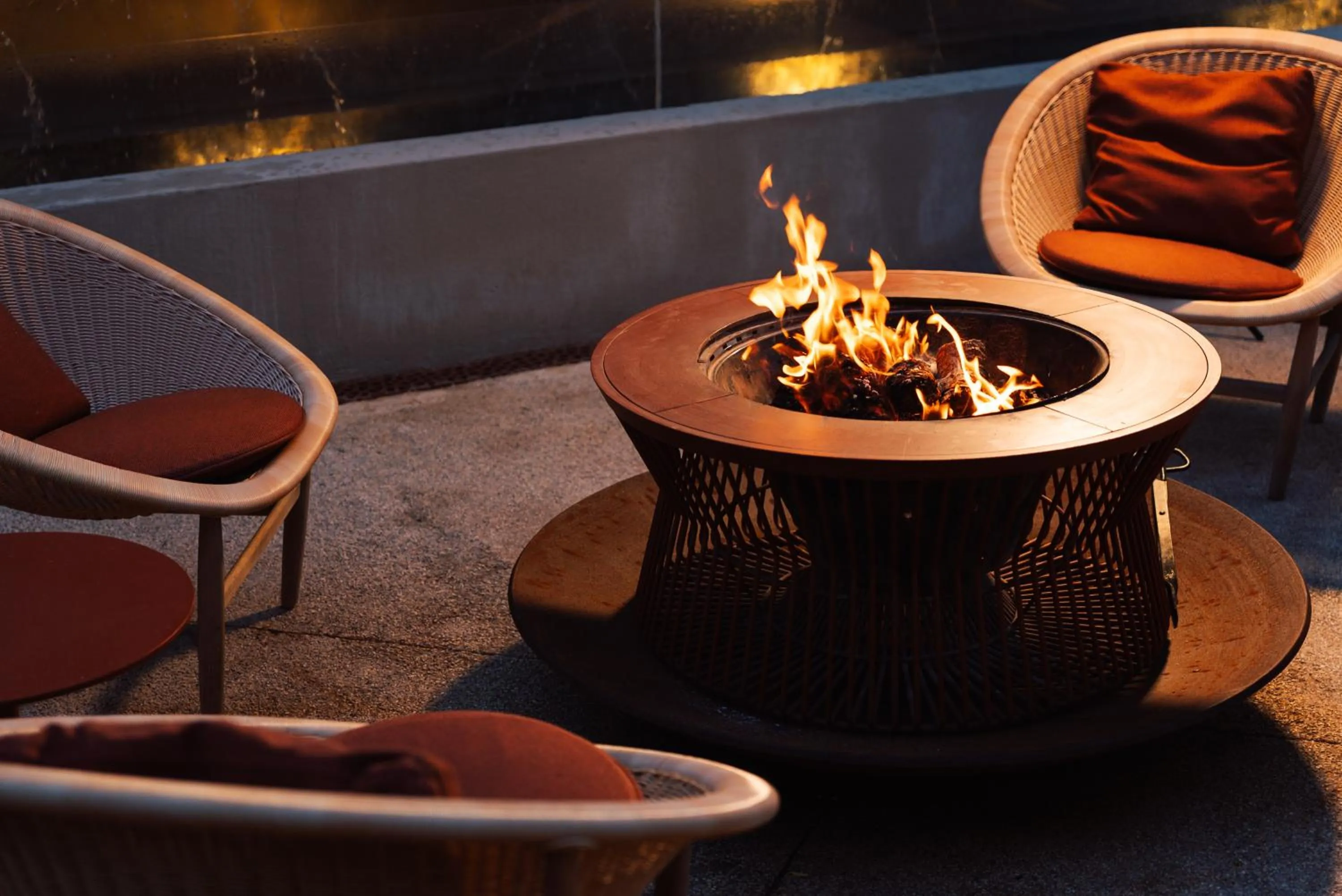 fireplace in Falésia Hotel - Adults Only