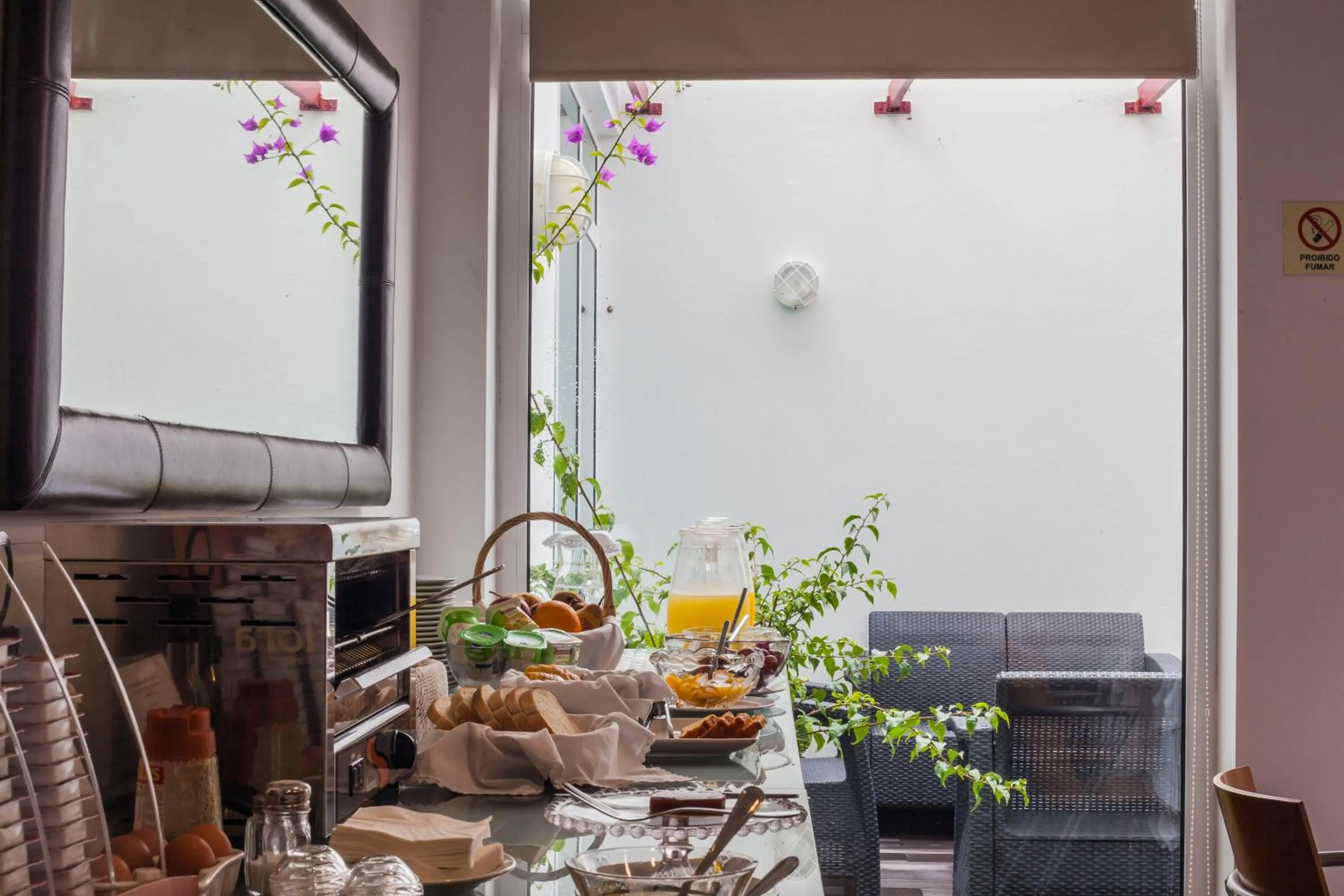 Buffet breakfast in Costa Nova Hotel