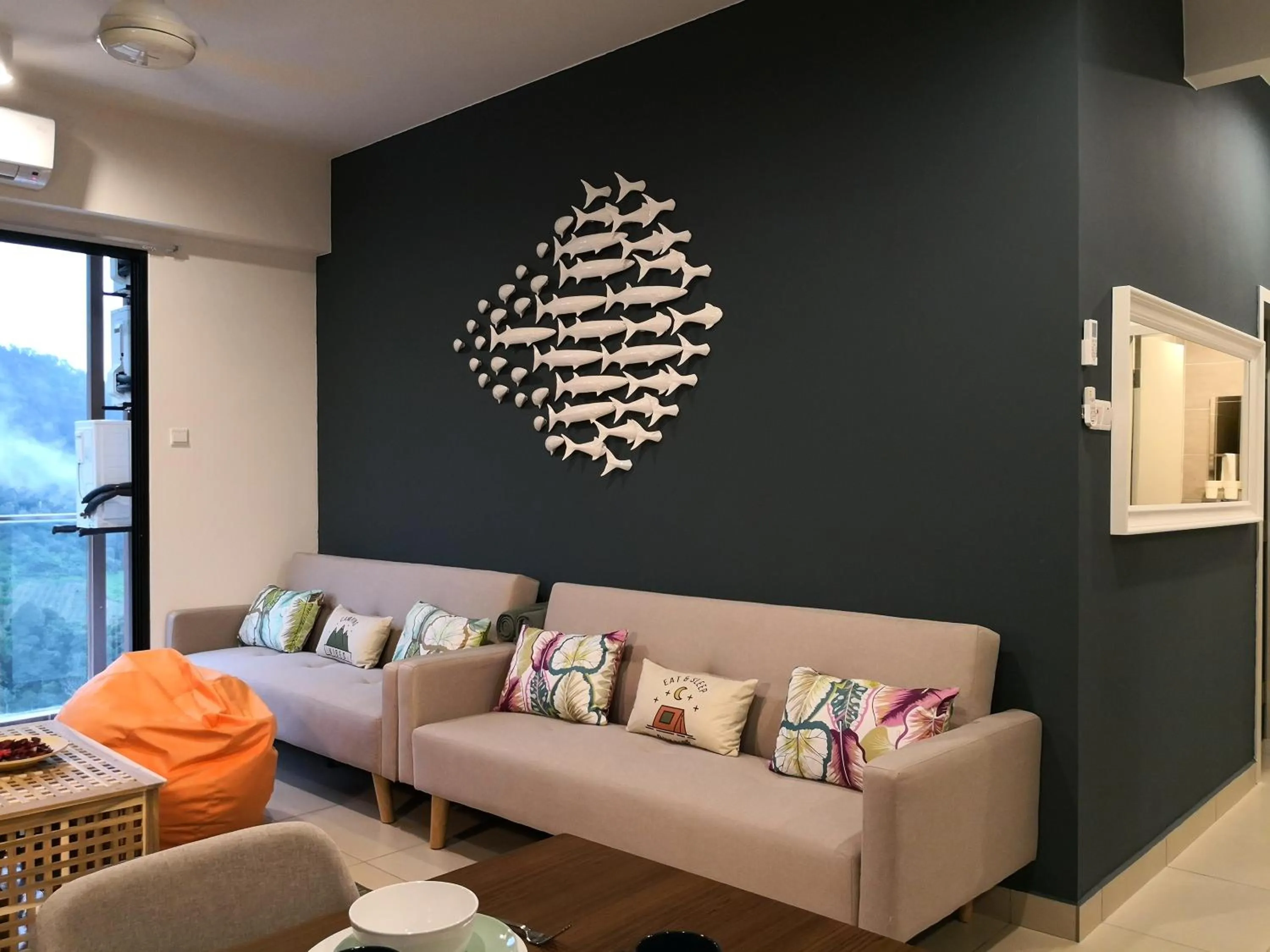 Living room in The Tropic@Midhill Genting (Free Wi-Fi)