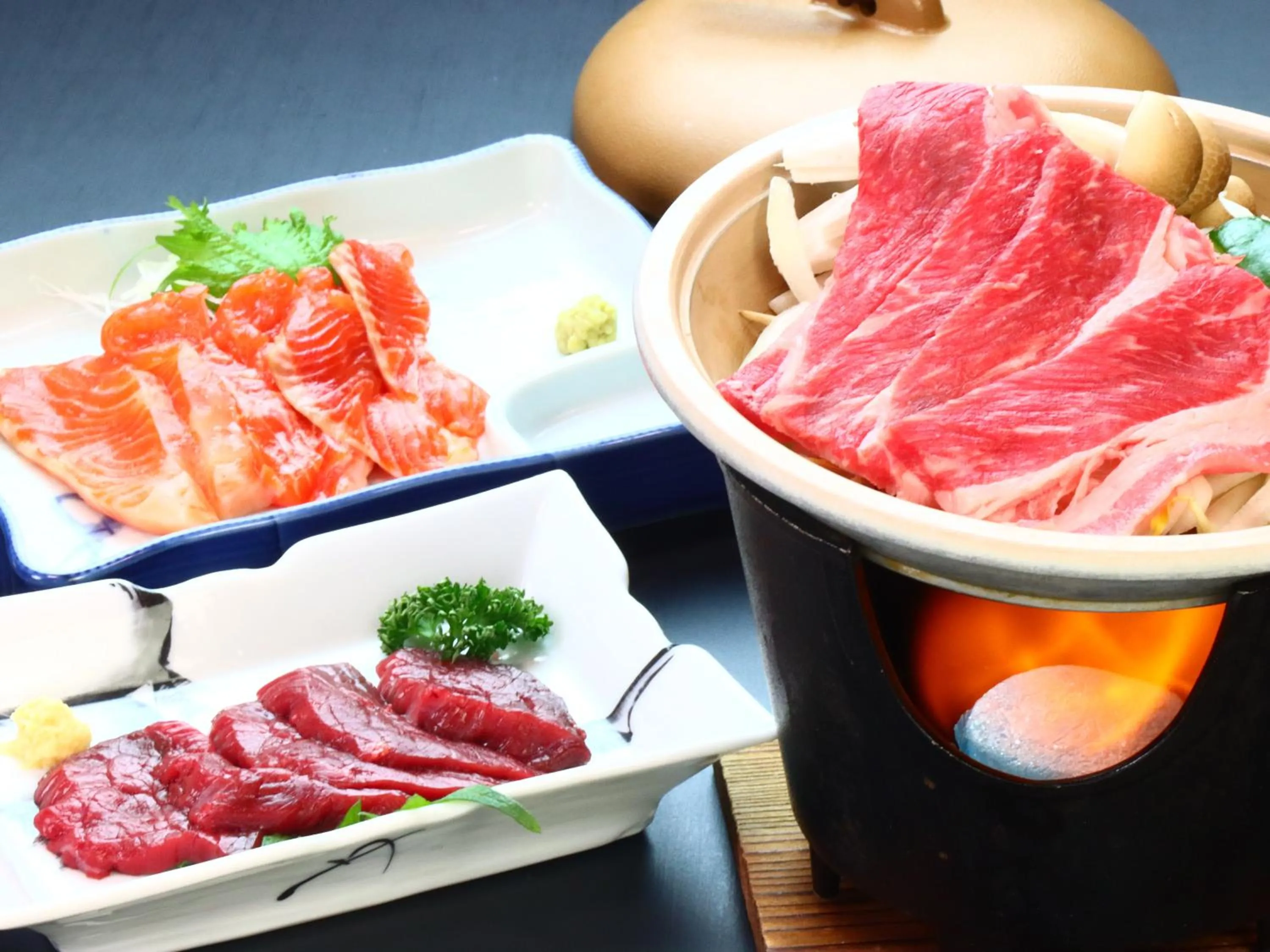 Food close-up in Minshuku Miyama