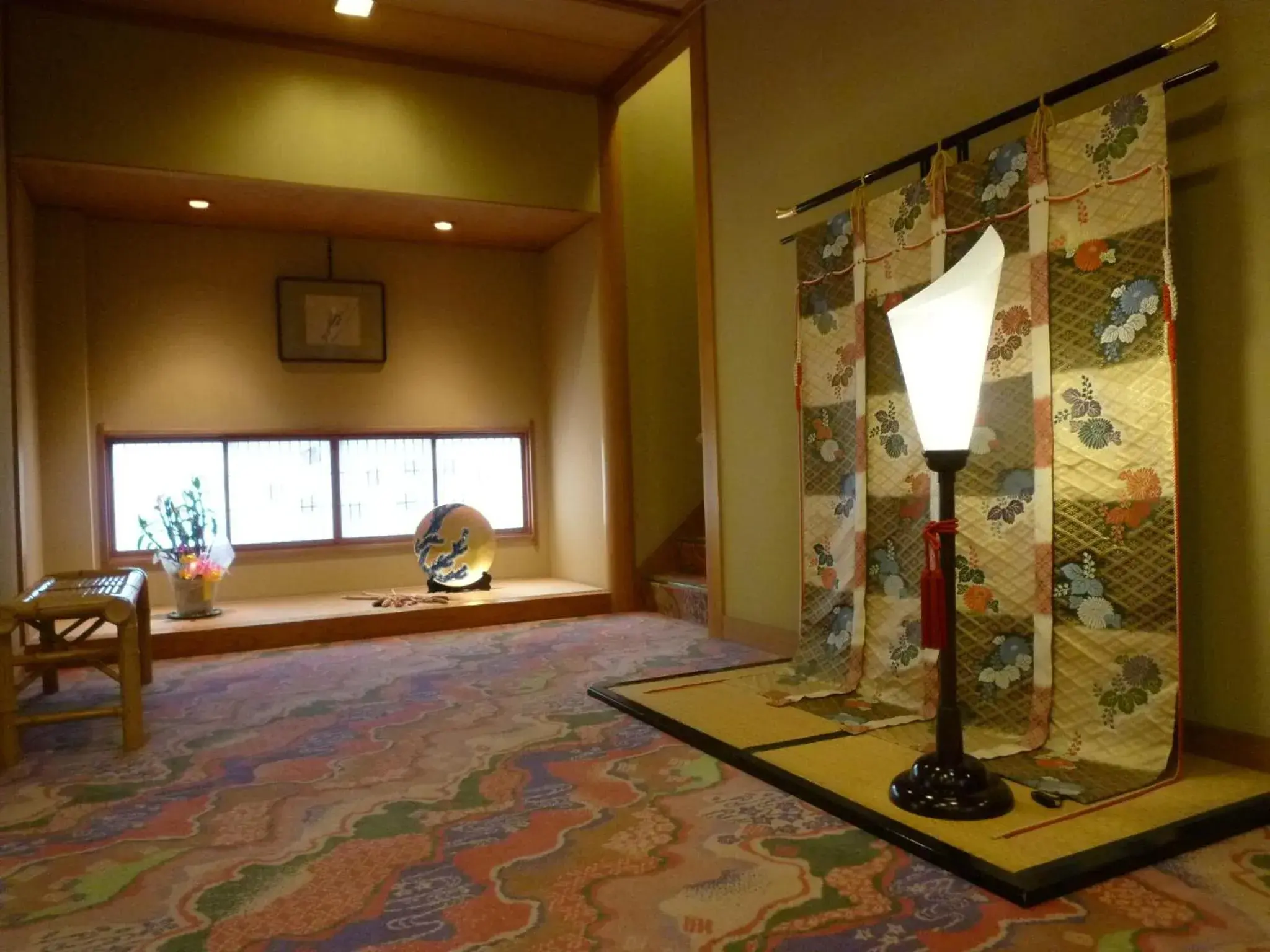 Decorative detail in Yudanaka Tawaraya Ryokan