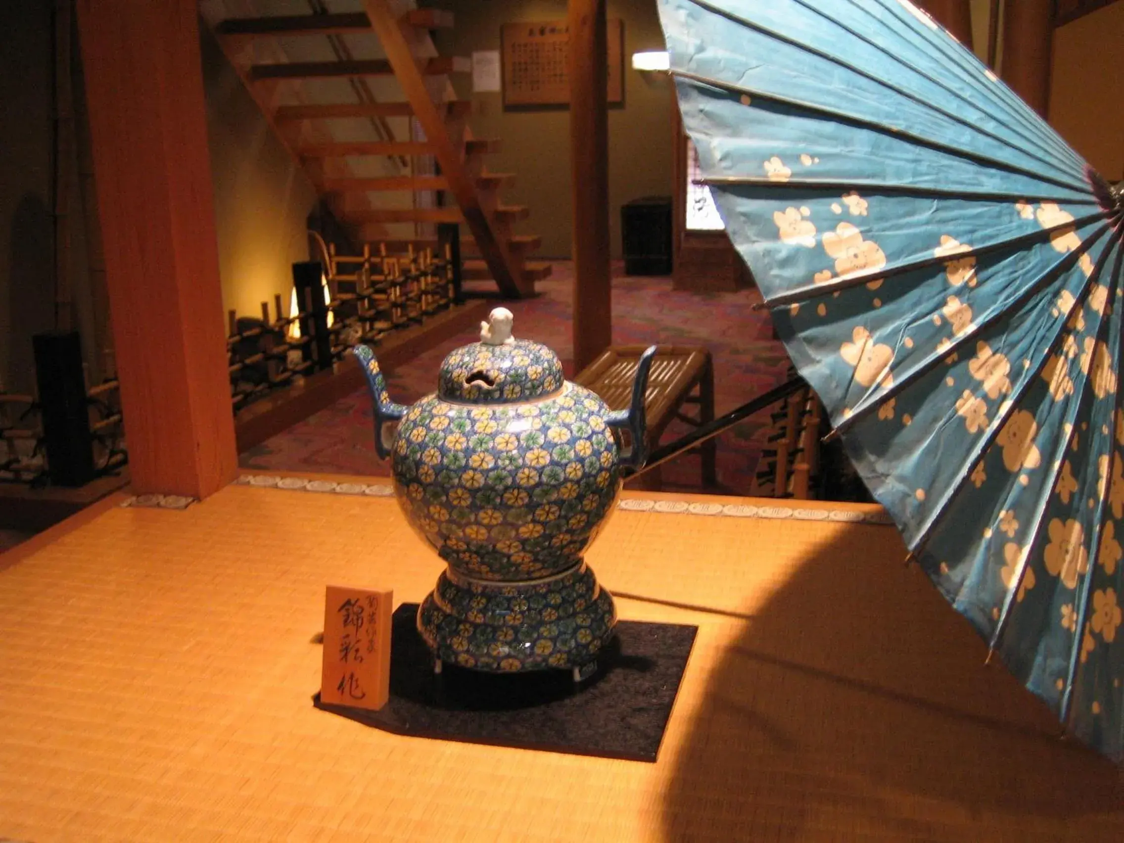 Decorative detail in Yudanaka Tawaraya Ryokan