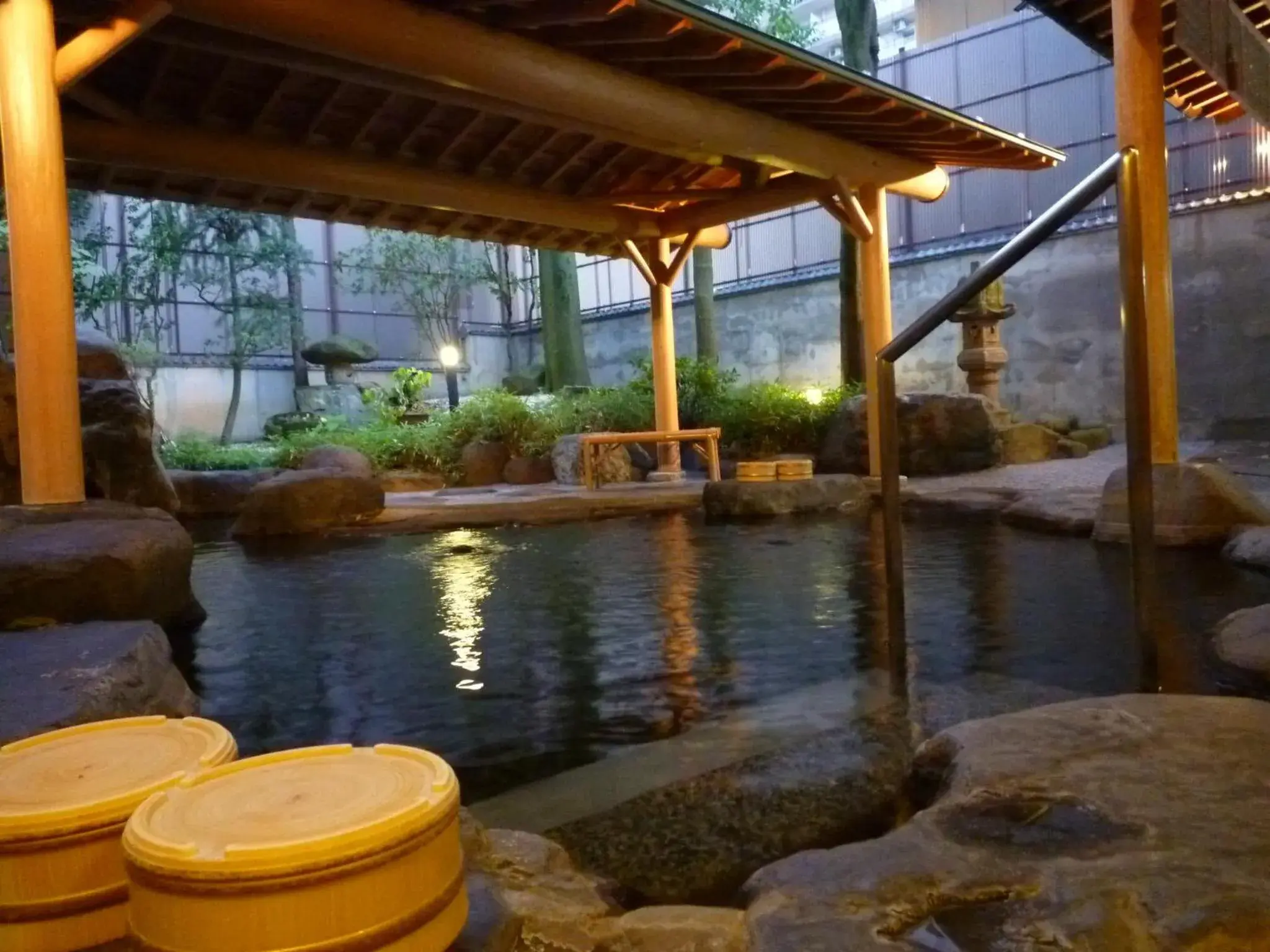 Hot Spring Bath, Swimming Pool in Yudanaka Tawaraya Ryokan