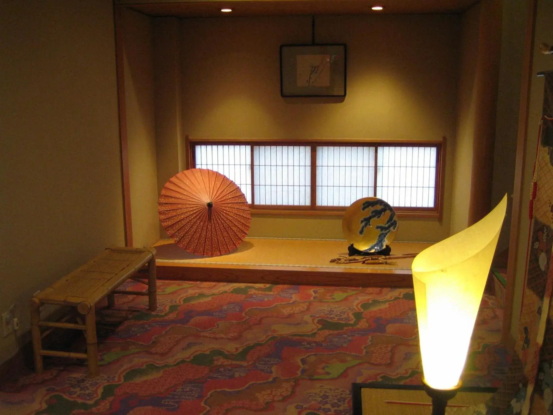 Decorative detail in Yudanaka Tawaraya Ryokan