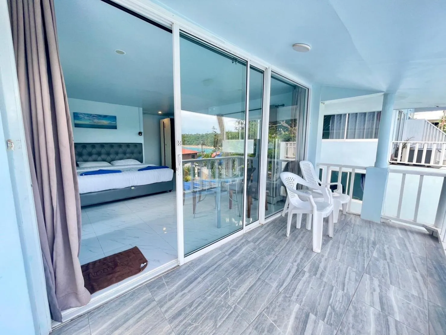 Patio in Naiharn On The Rock Resort Phuket